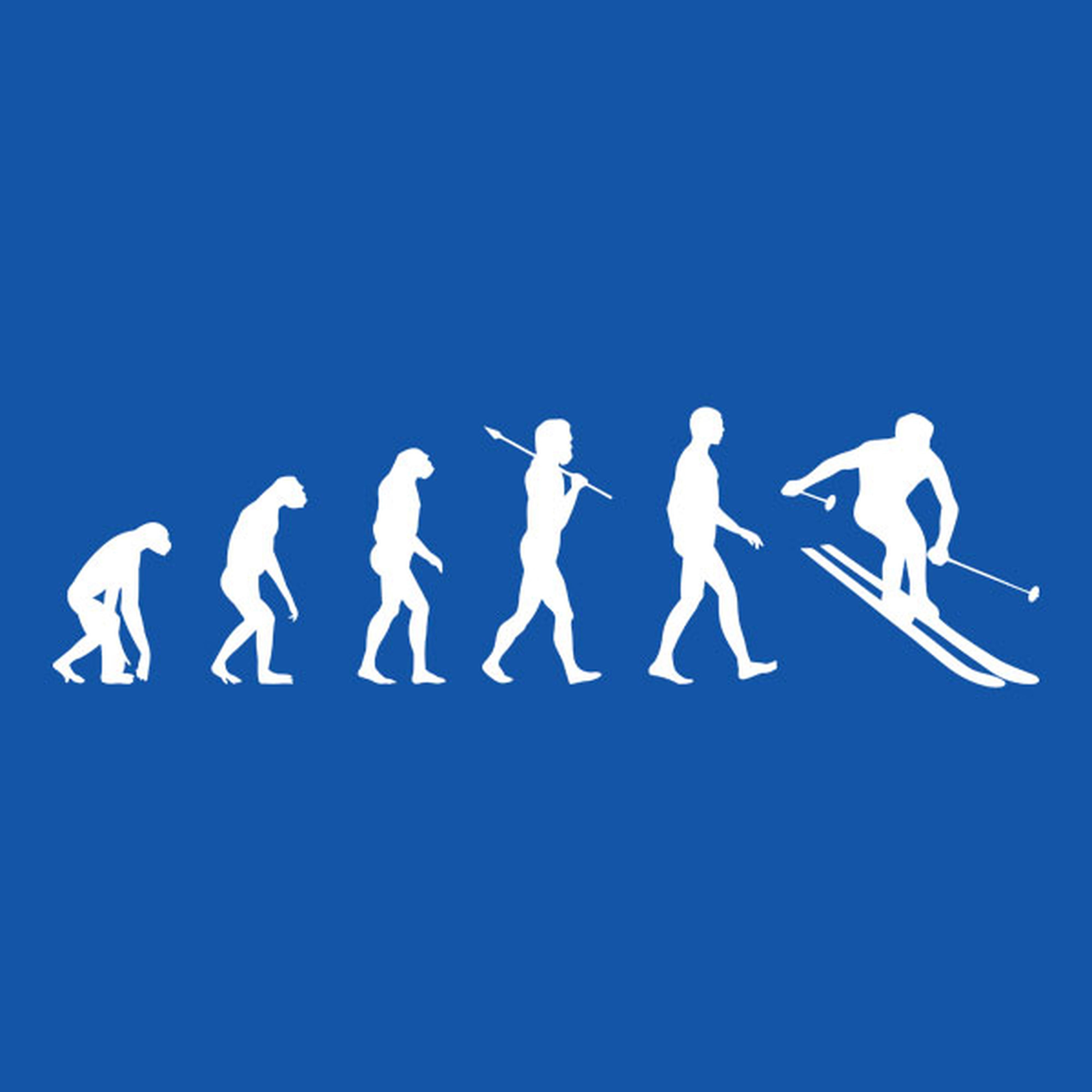 Evolution of Skiing T-shirt