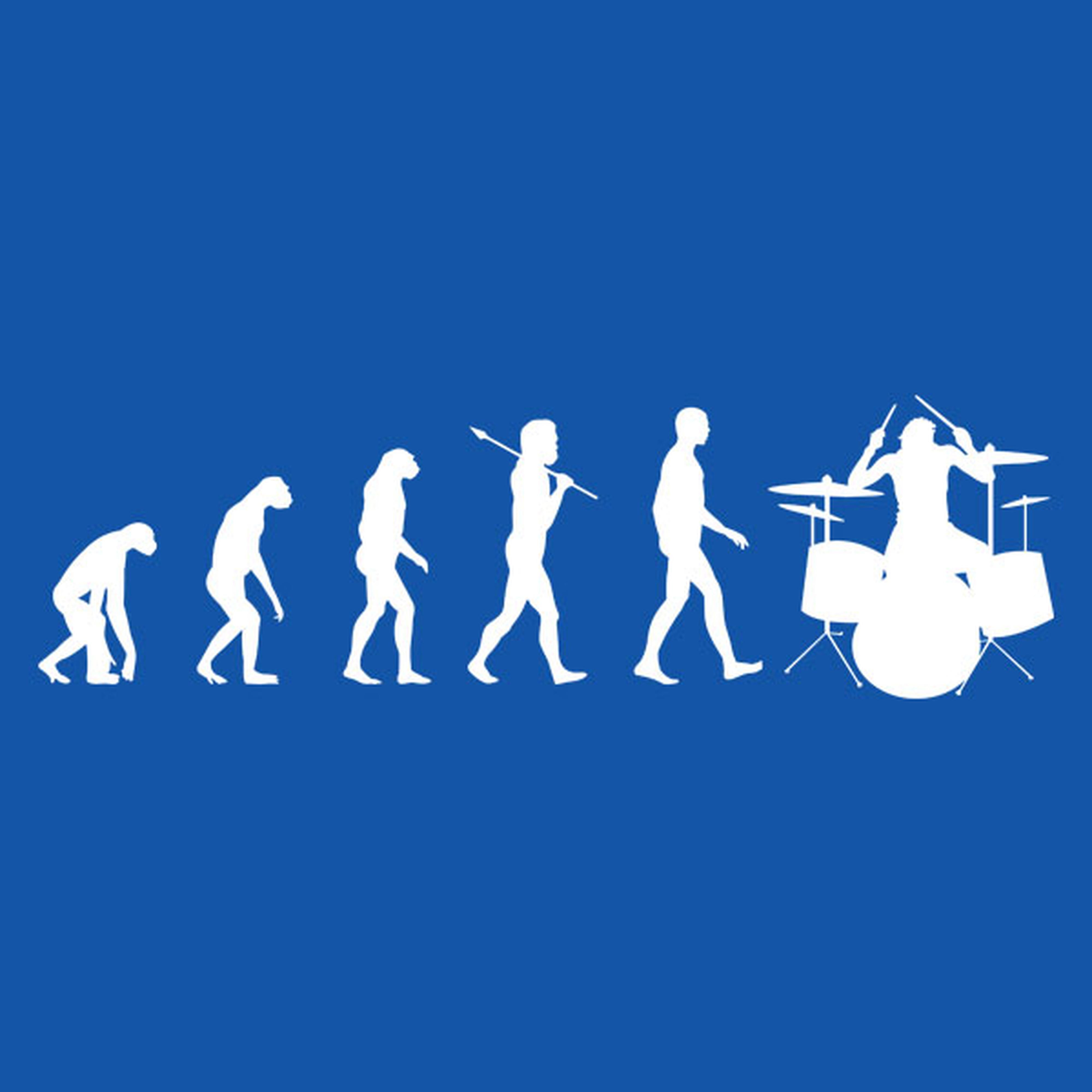 Evolution of Drummer - T-shirt