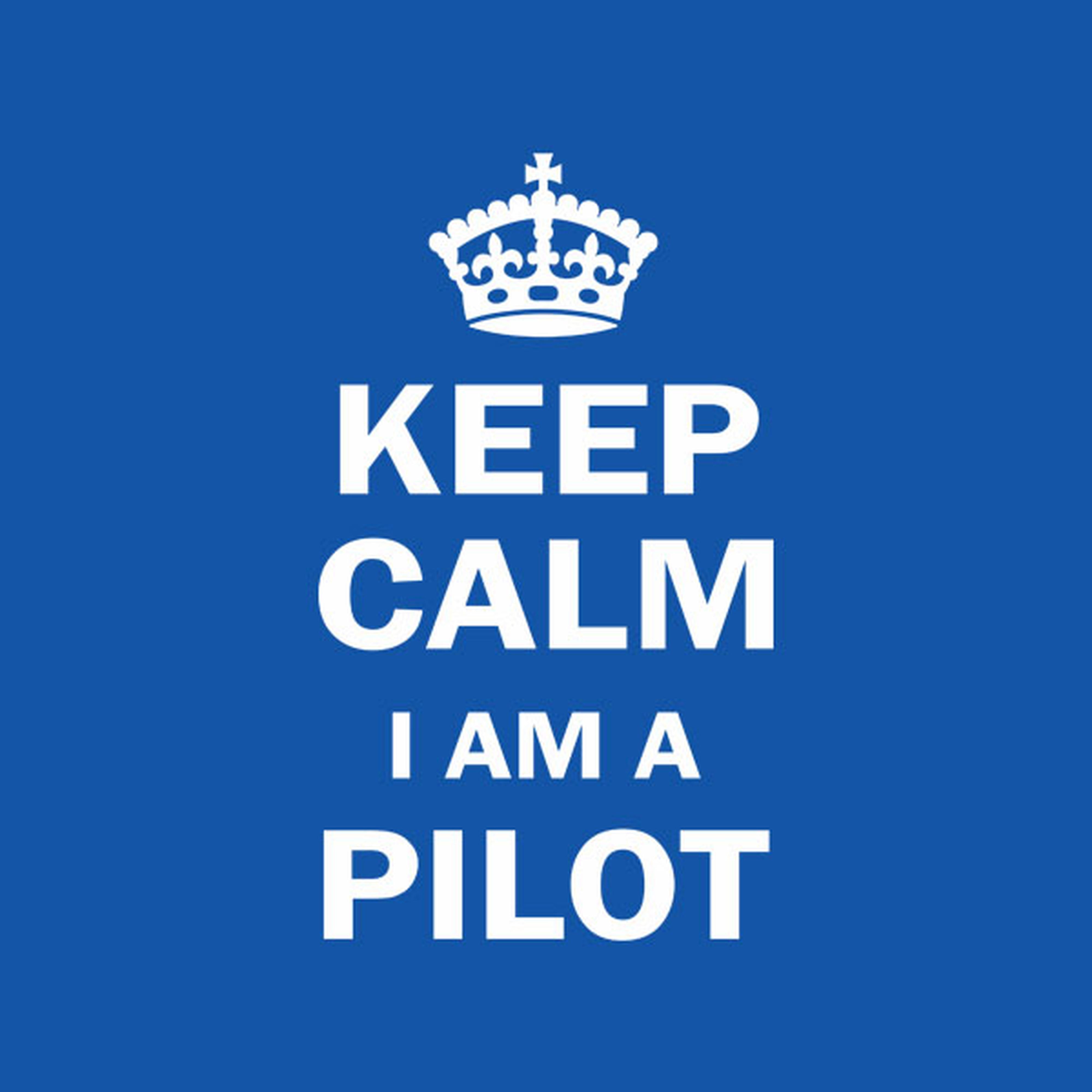 Keep calm I am a pilot - T-shirt