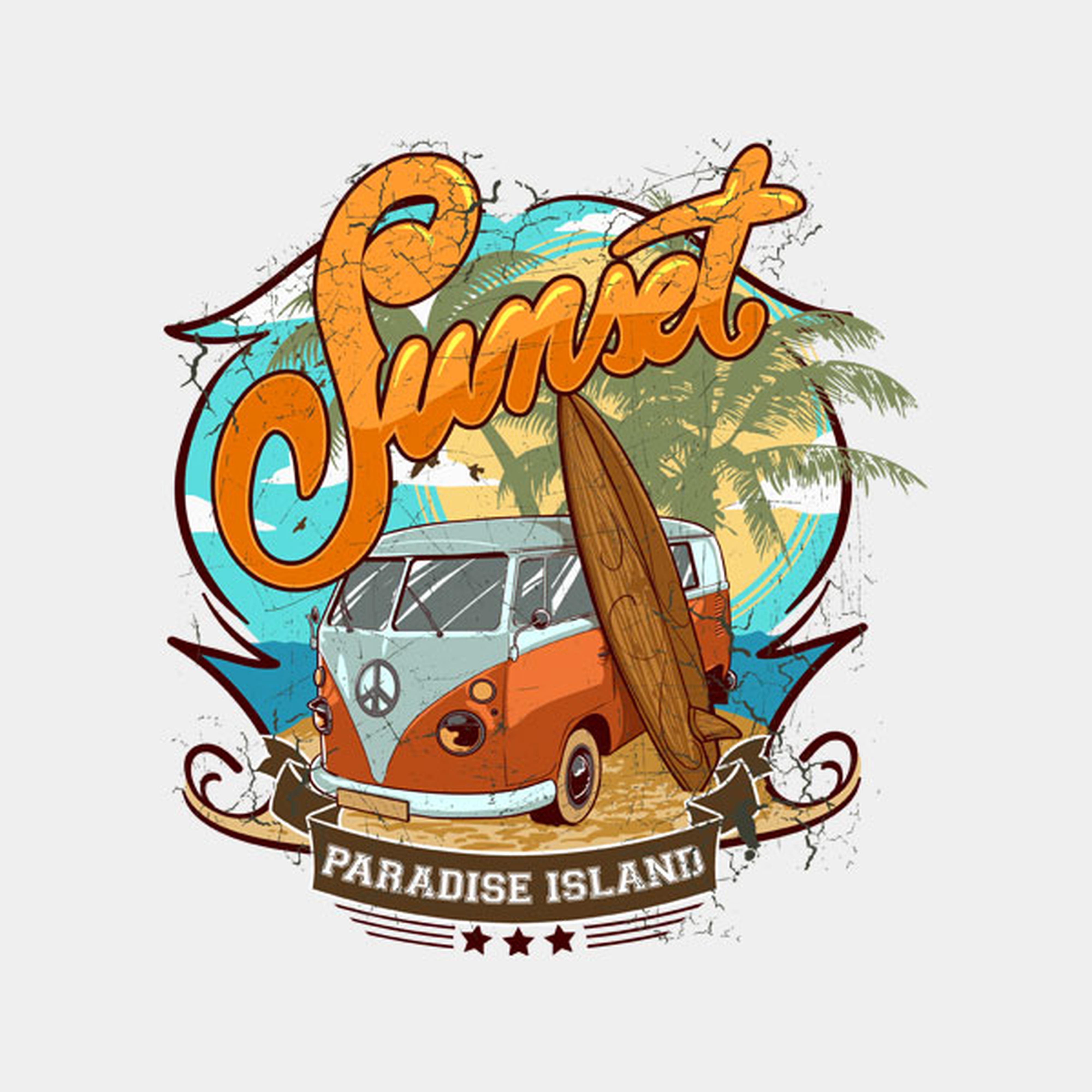 Paradise island - T-shirt