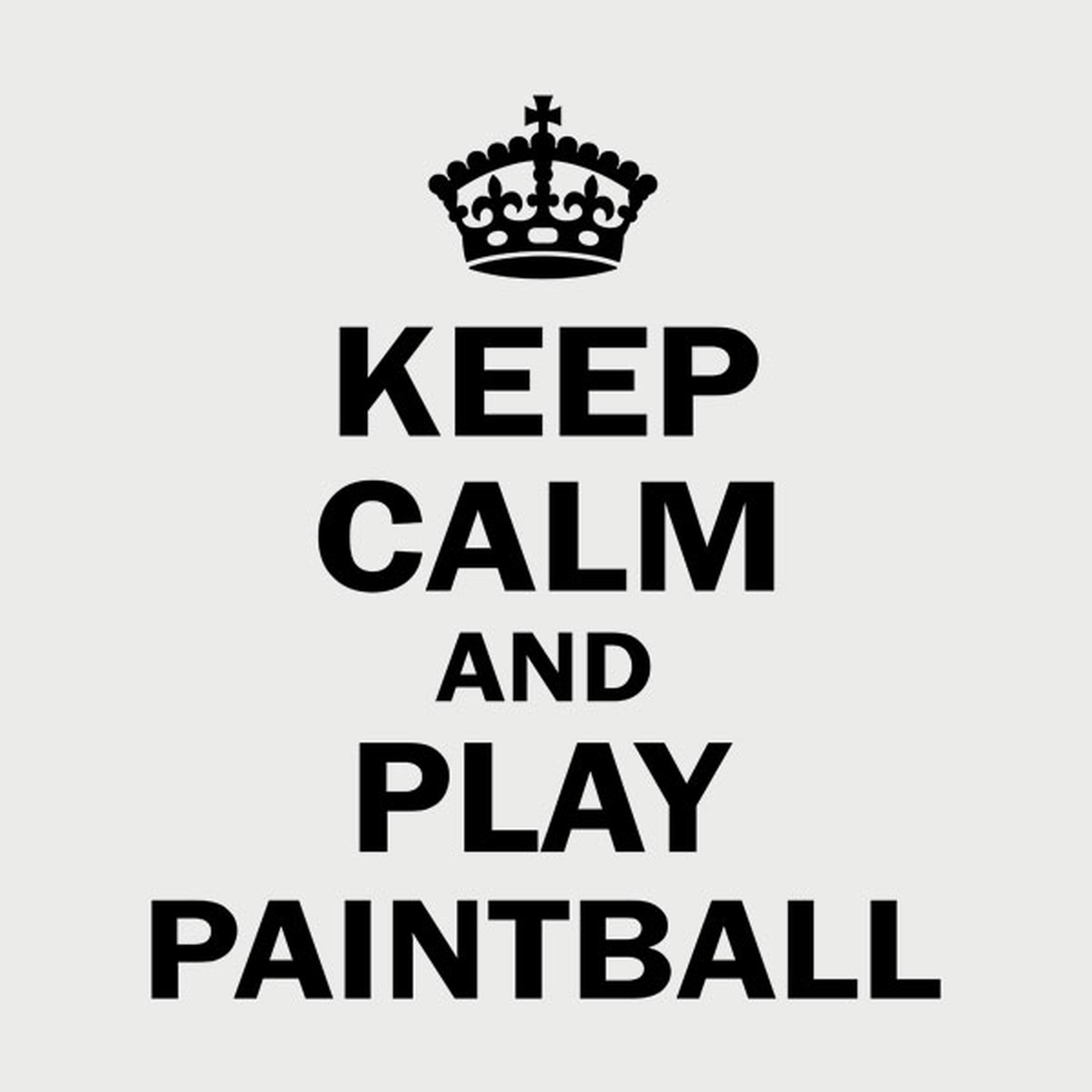 Keep calm and play paintball - T-shirt