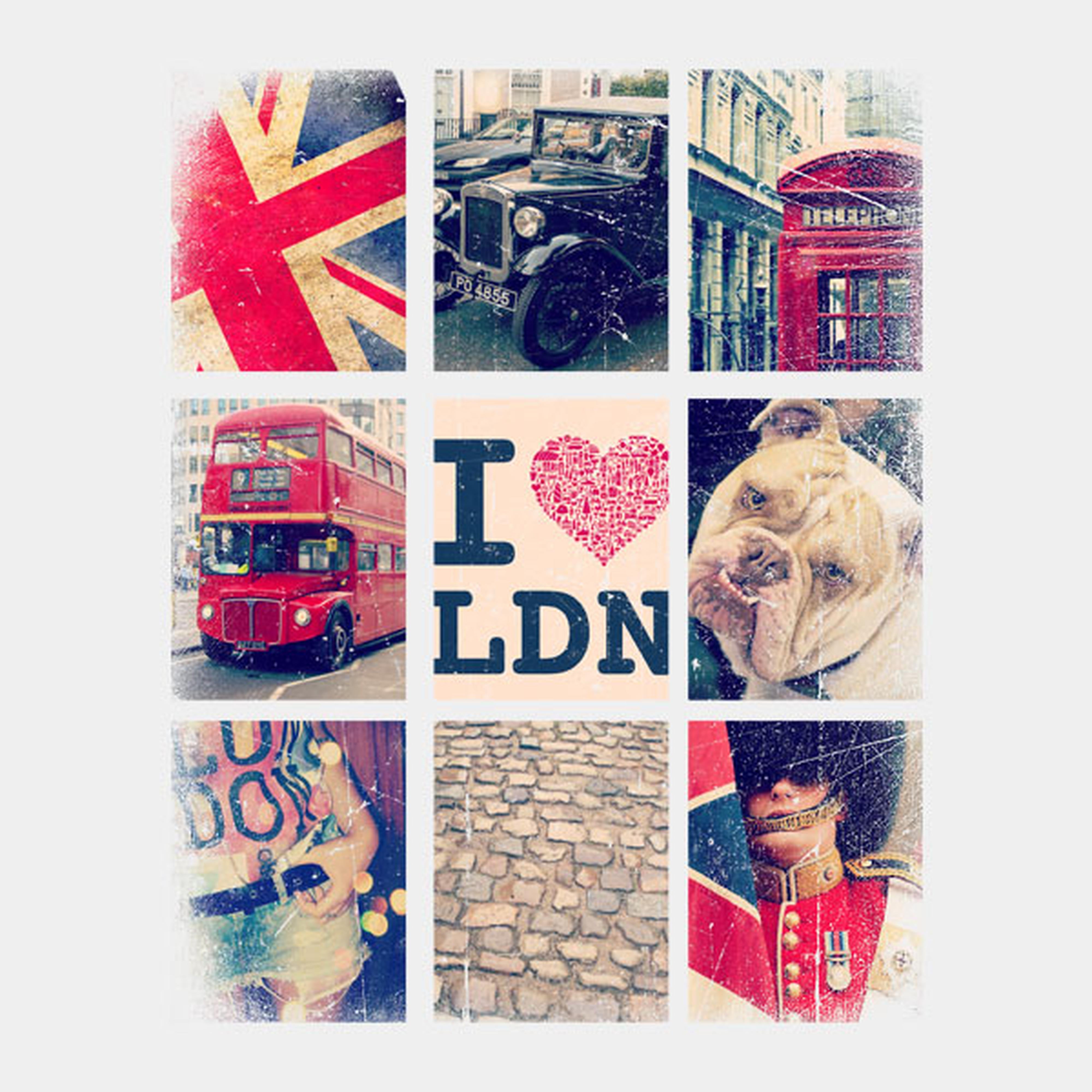 London collage - T-shirt