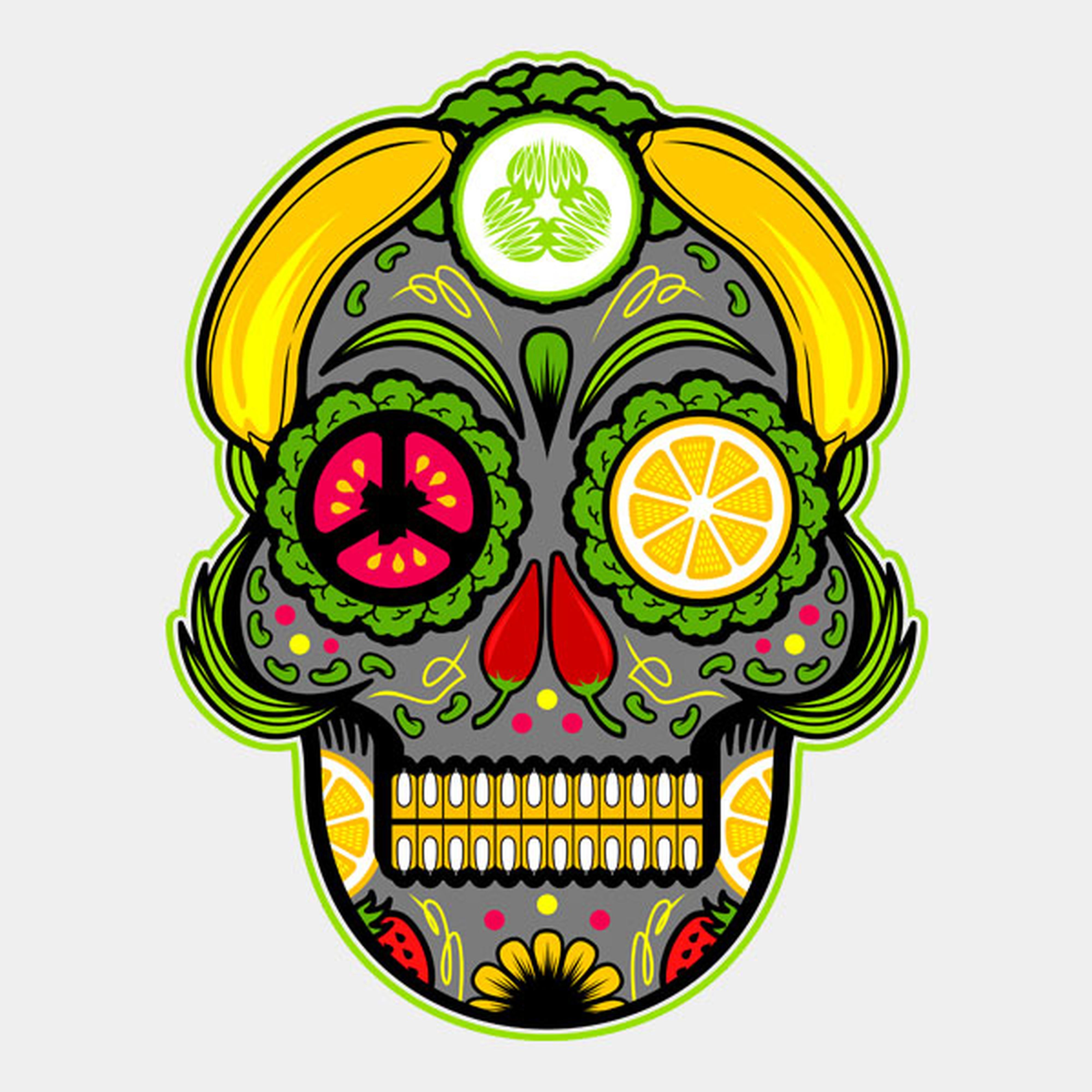 Vegan skull - T-shirt