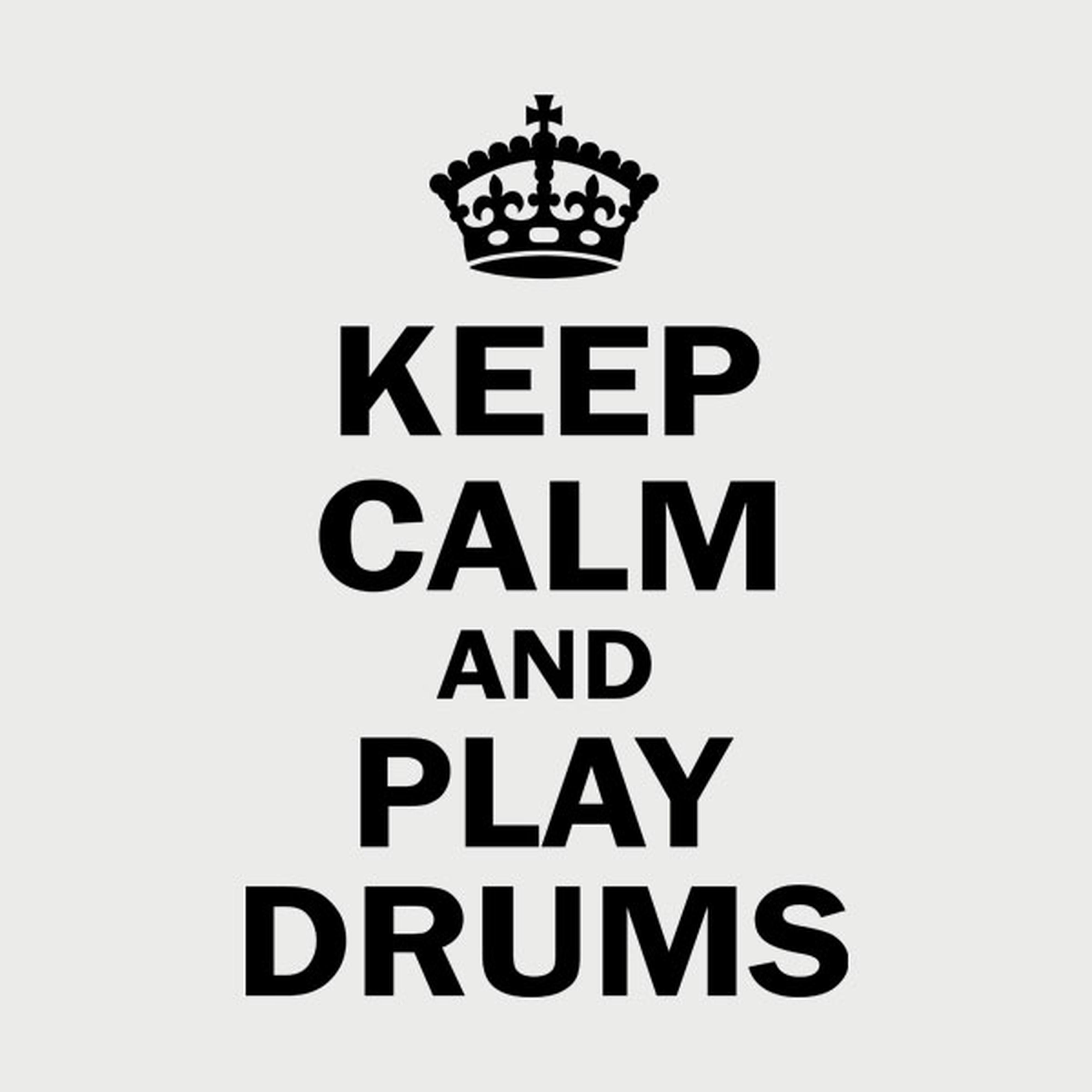 Keep calm and play drums - T-shirt