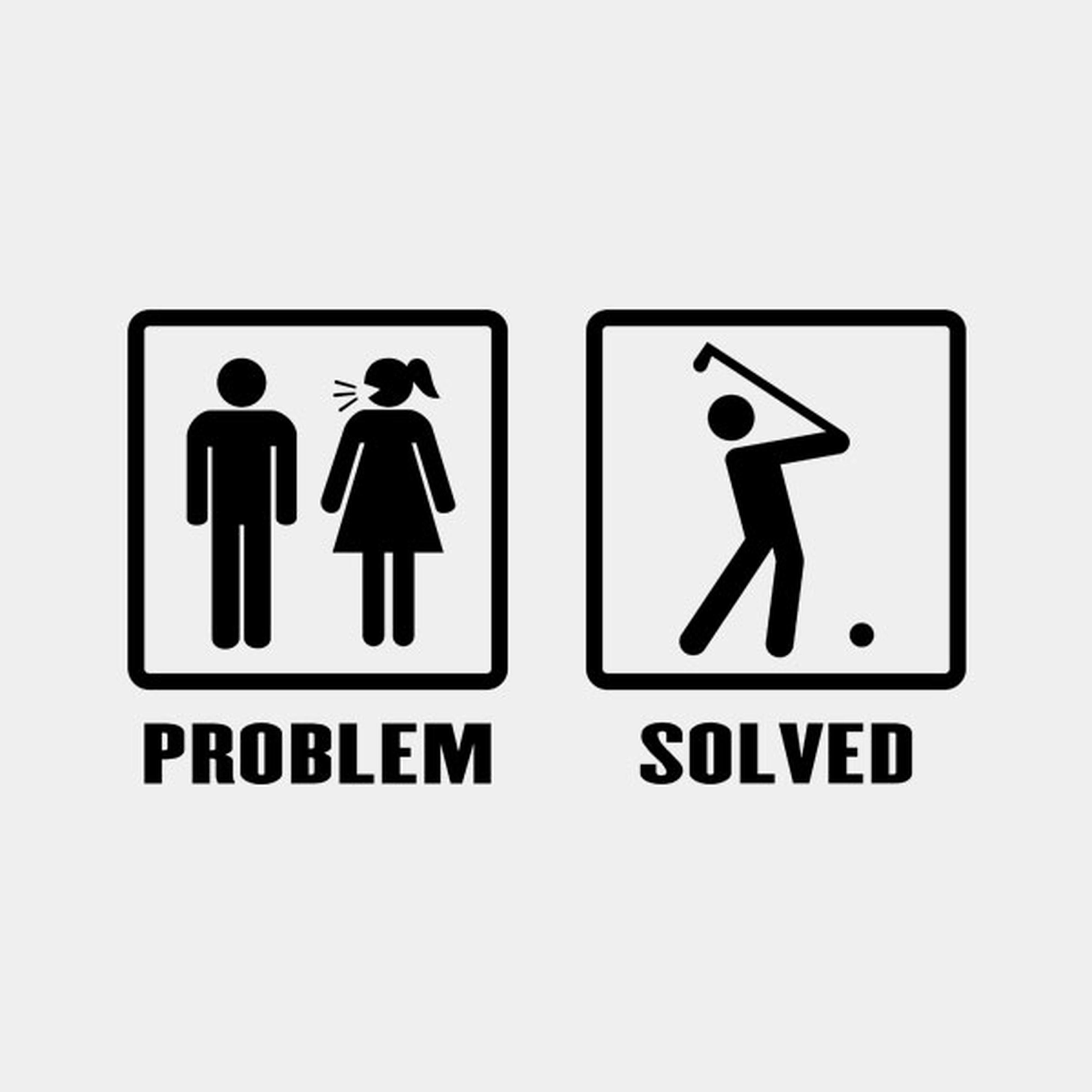Problem - Solved (Golf) - T-shirt
