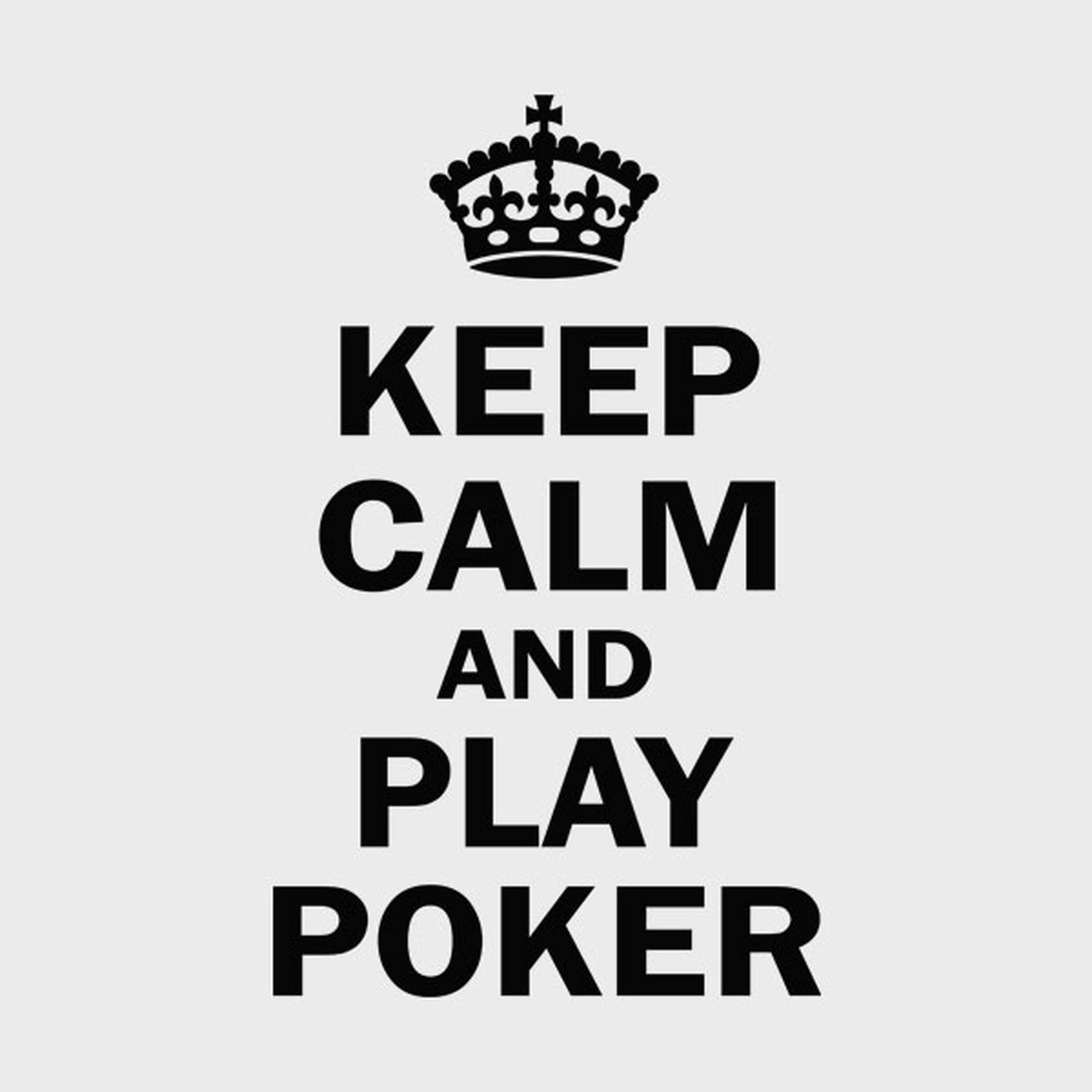 Keep calm and play poker - T-shirt