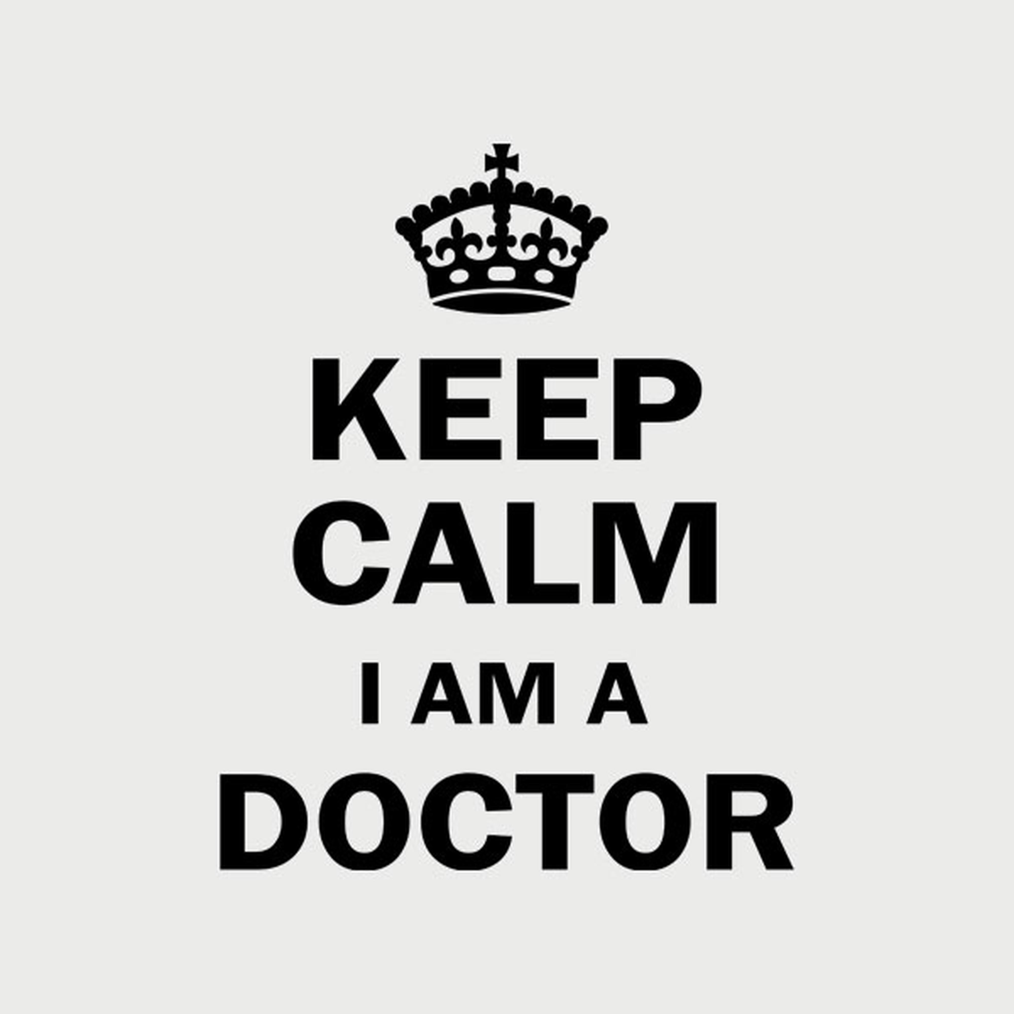 Keep calm. I am a doctor T-shirt