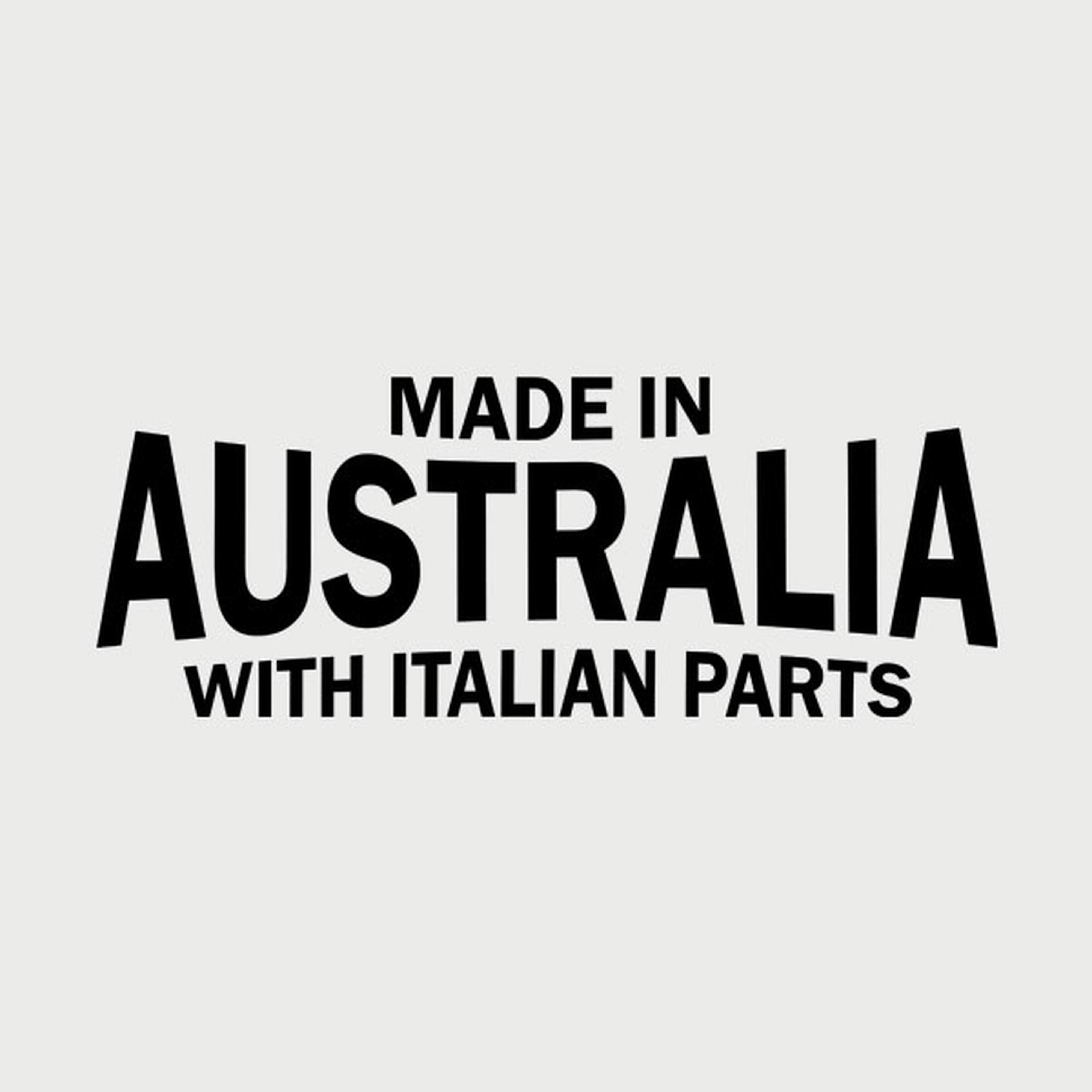 Made in Australia with Italian parts - T-shirt