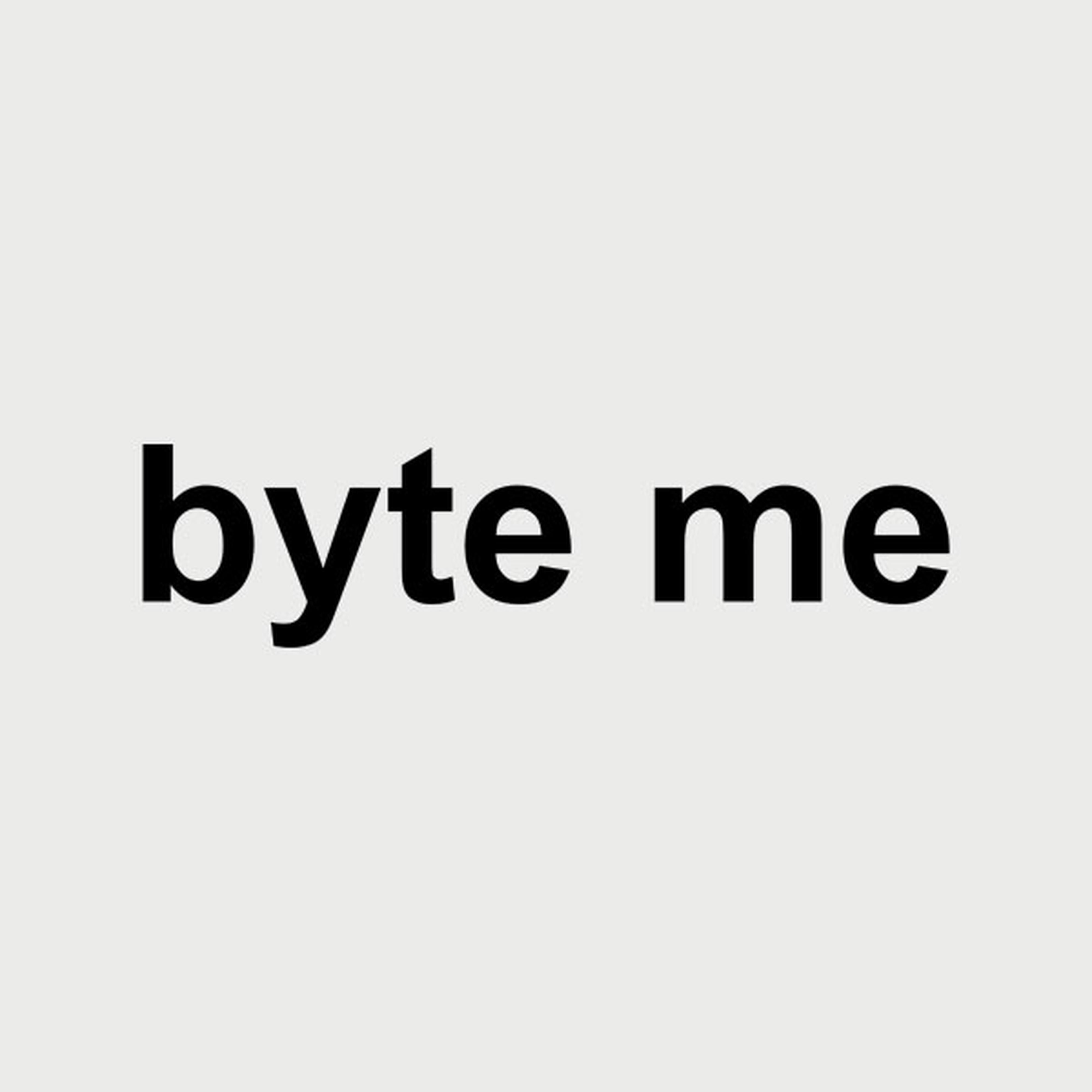 Byte me. - T-shirt