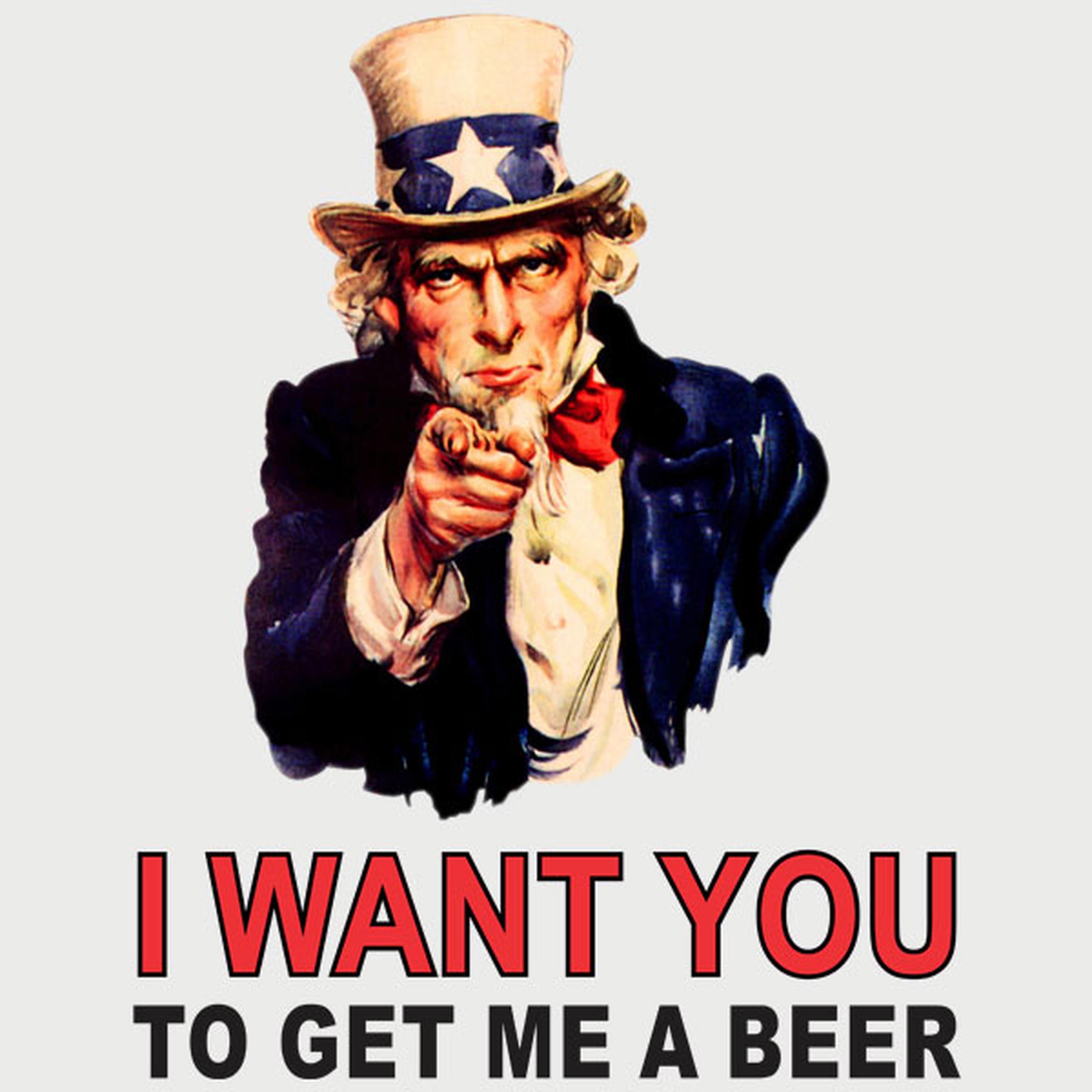 I want you to get me a beer