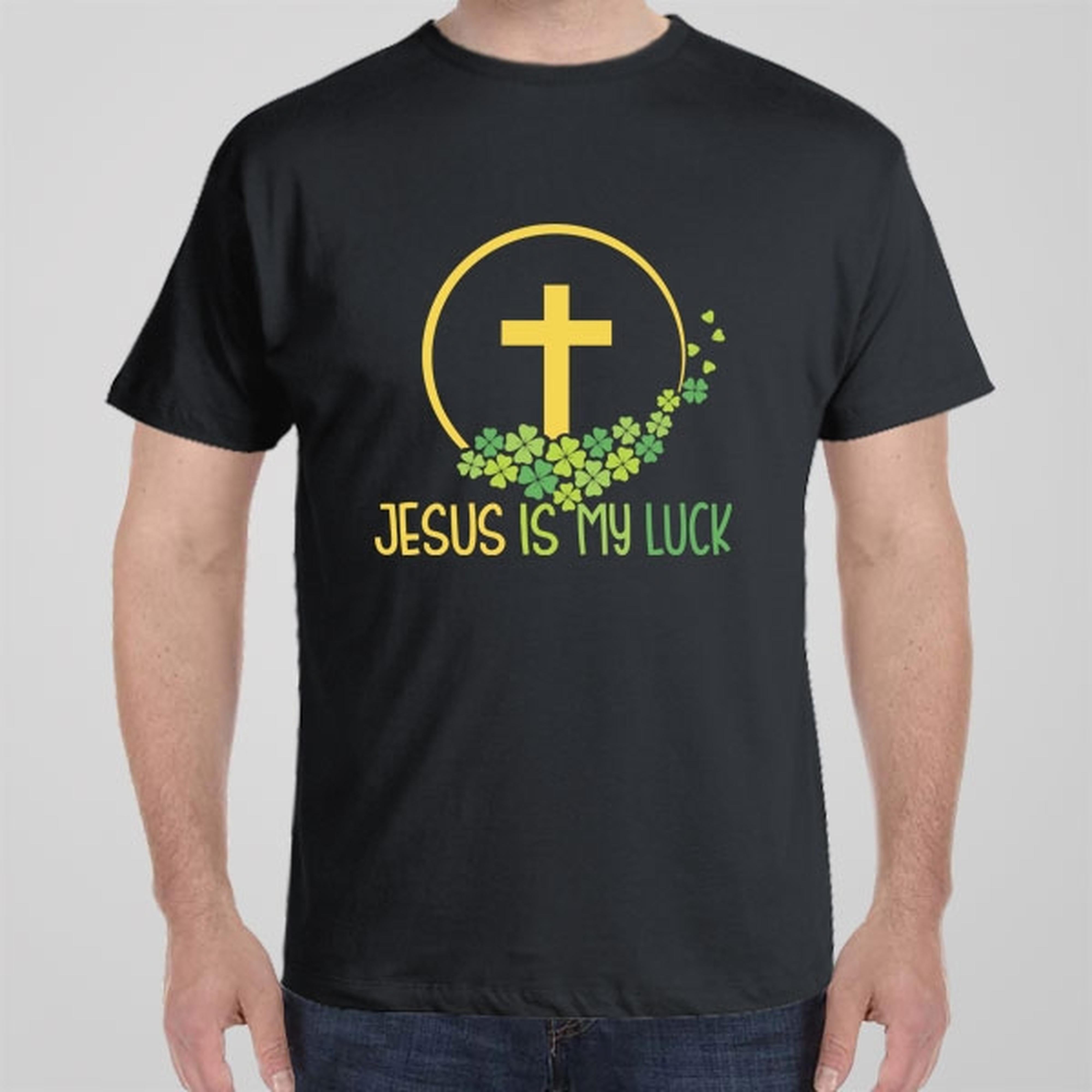 jesus-is-my-luck-t-shirt