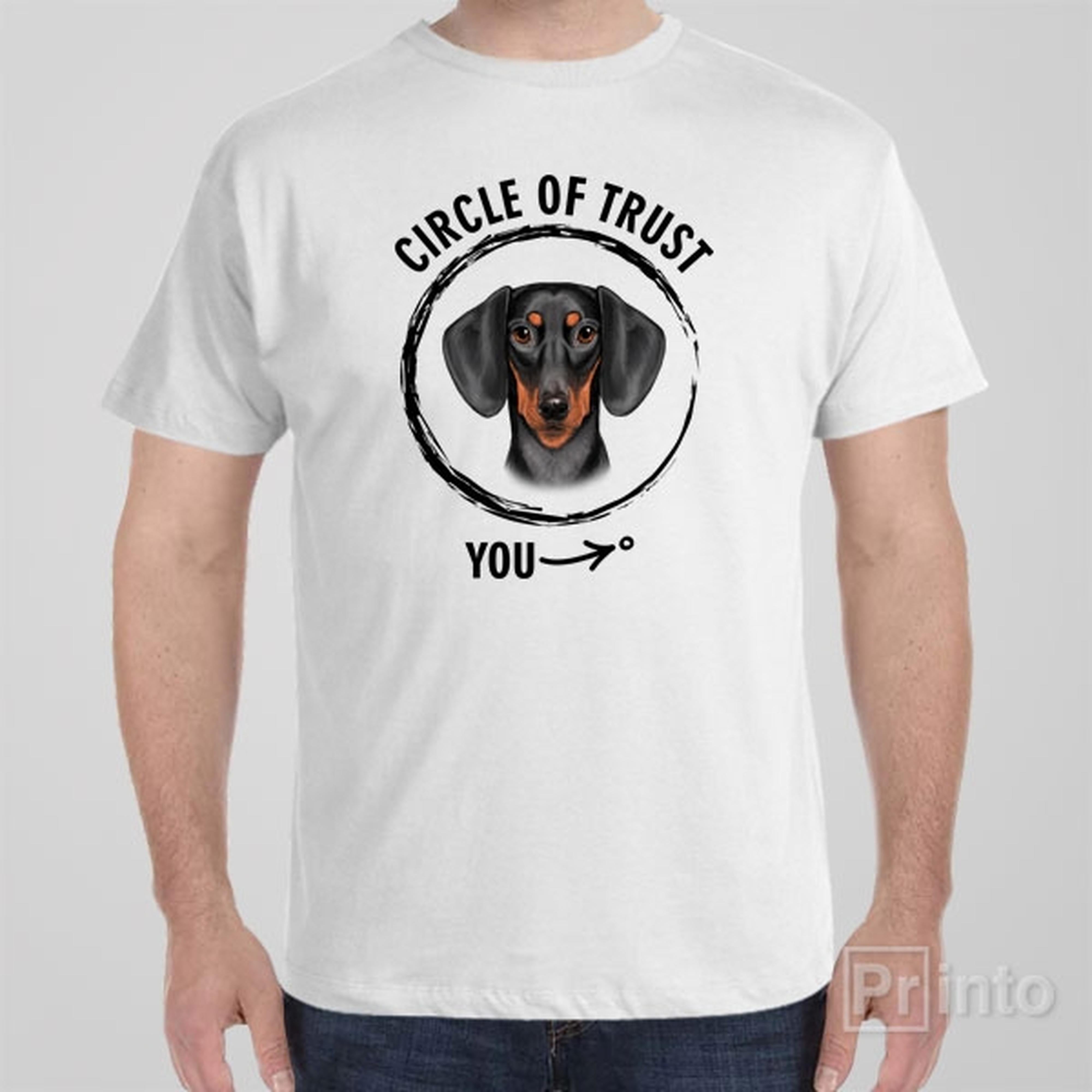 circle-of-trust-duchshund-t-shirt