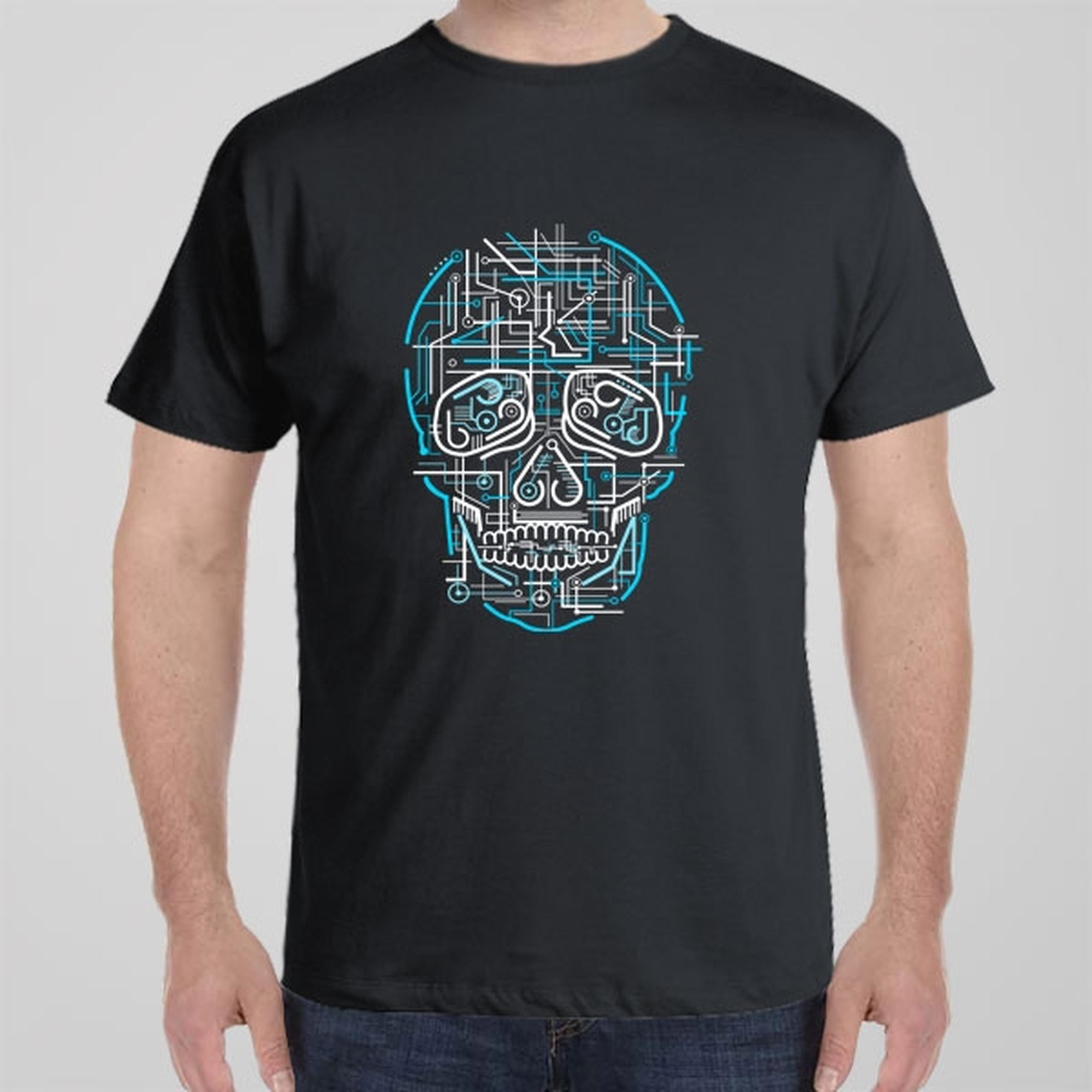 electric-skull-t-shirt