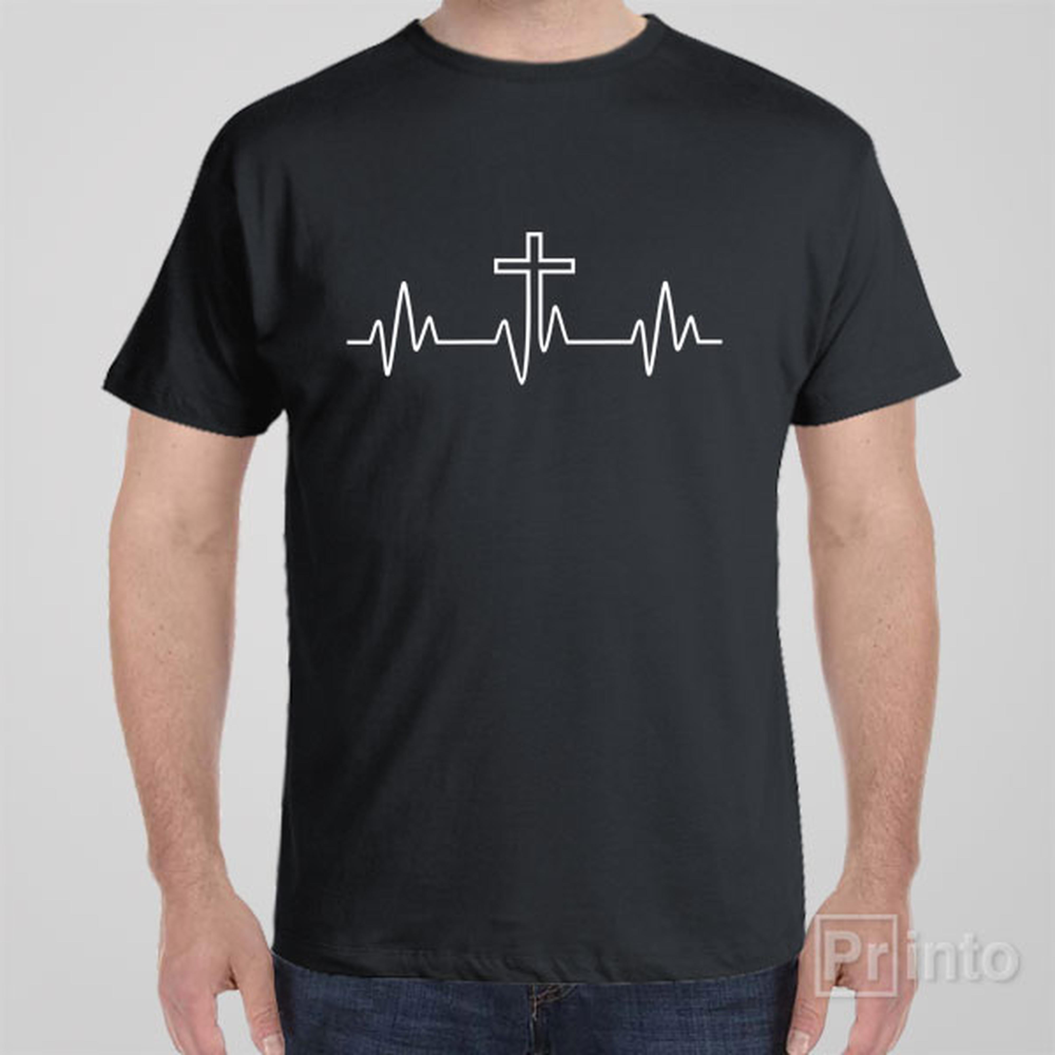heartbeat-cross-t-shirt