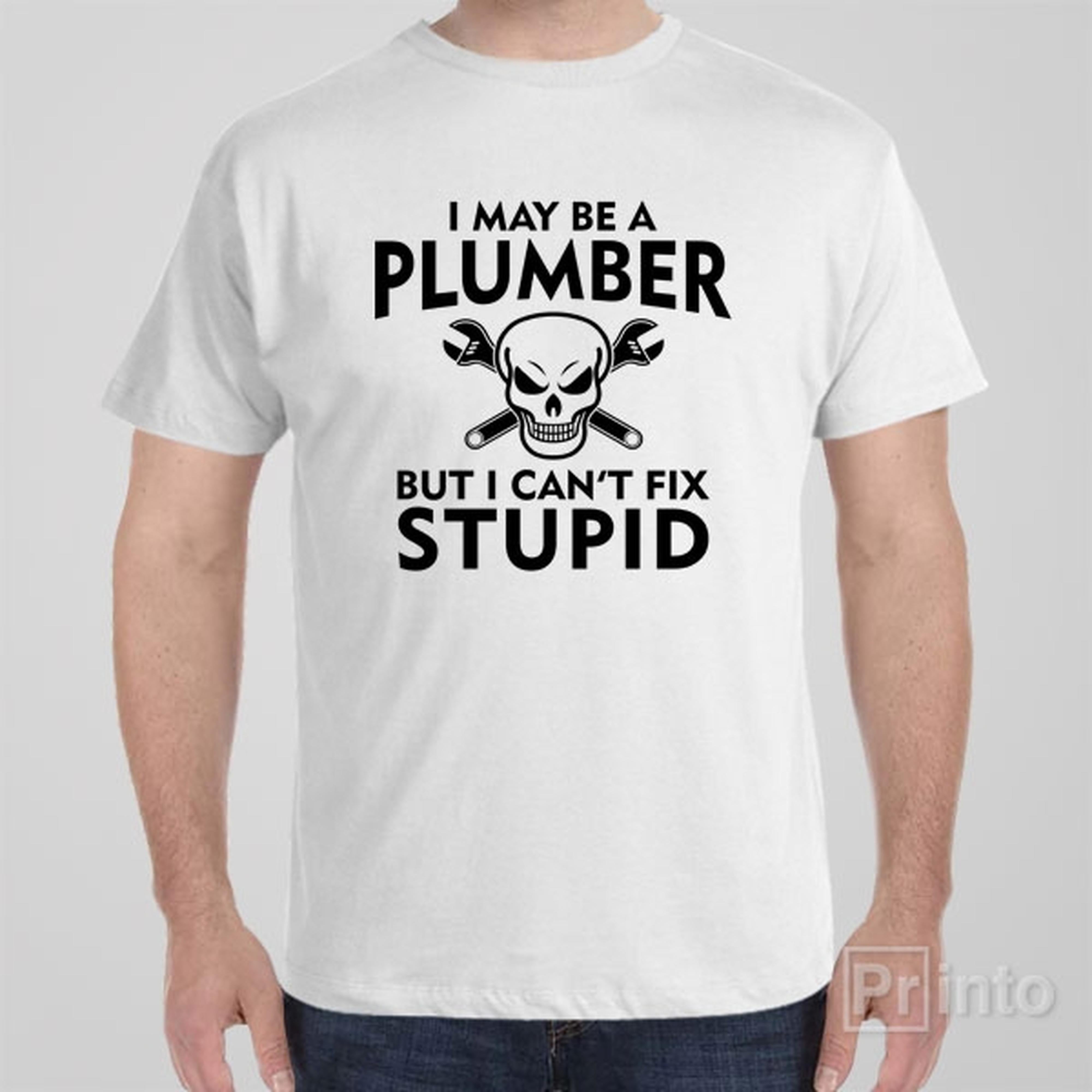 i-may-be-a-plumber-but-i-cant-fix-stupid-t-shirt