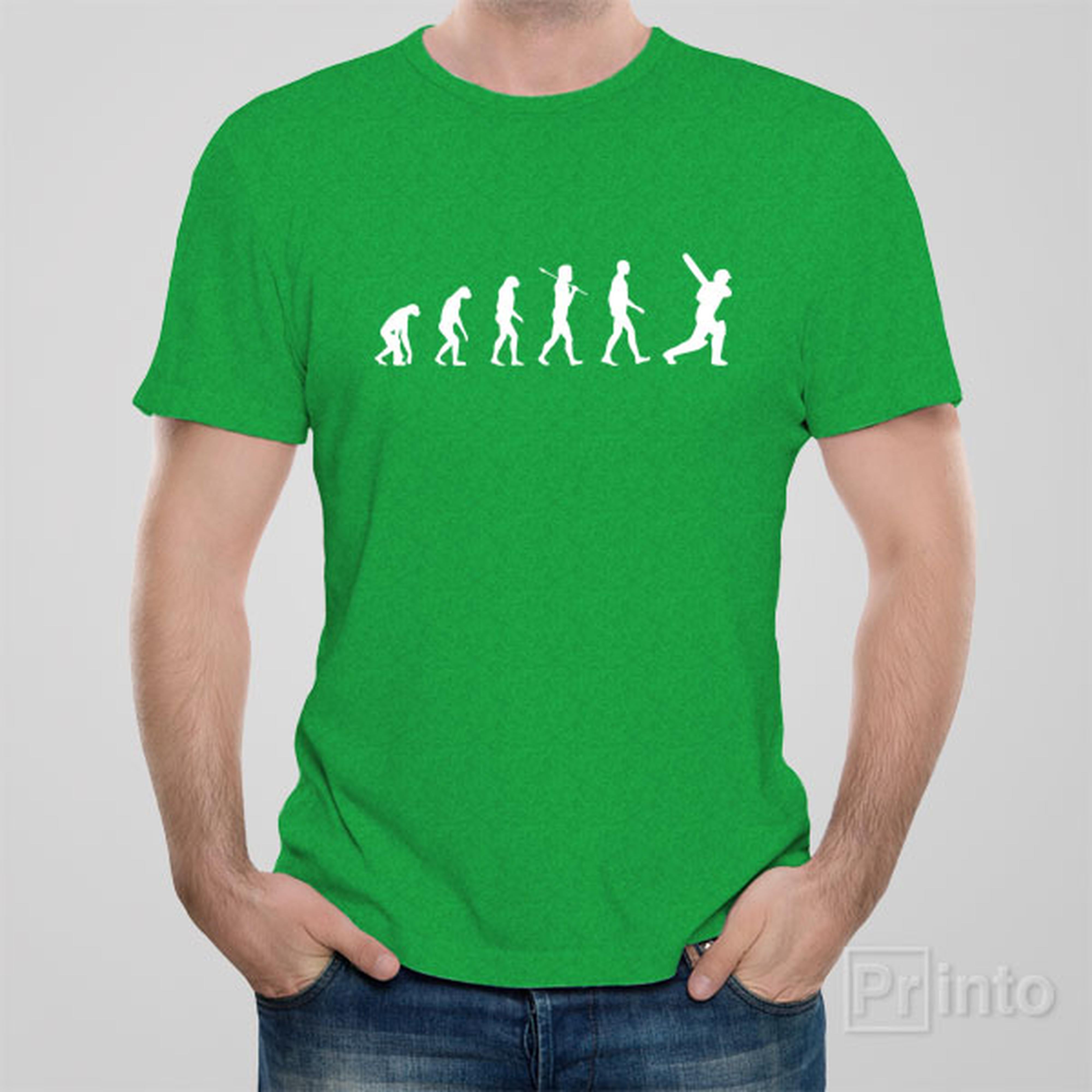 evolution-of-clricket-t-shirt