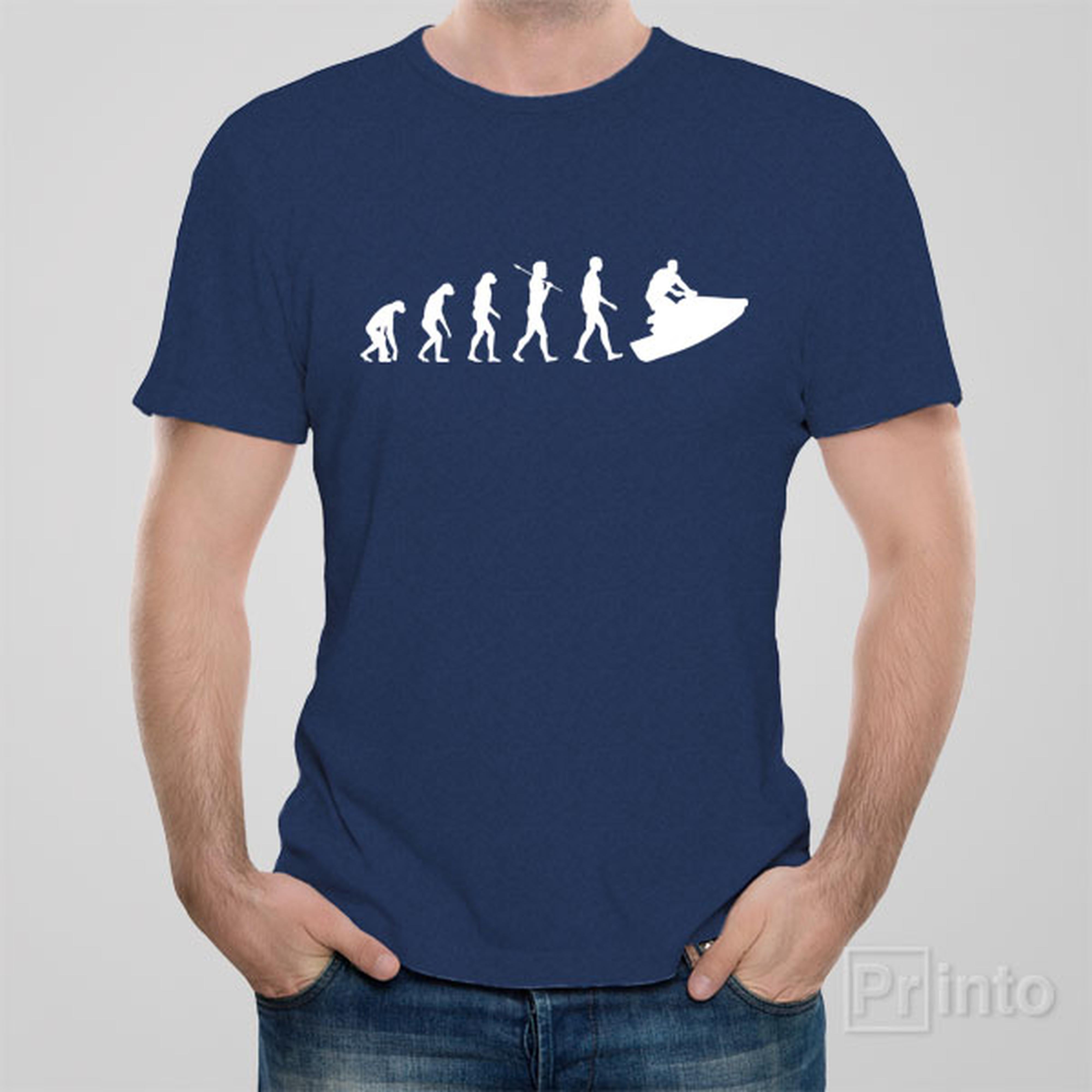 evolution-of-jet-ski-t-shirt