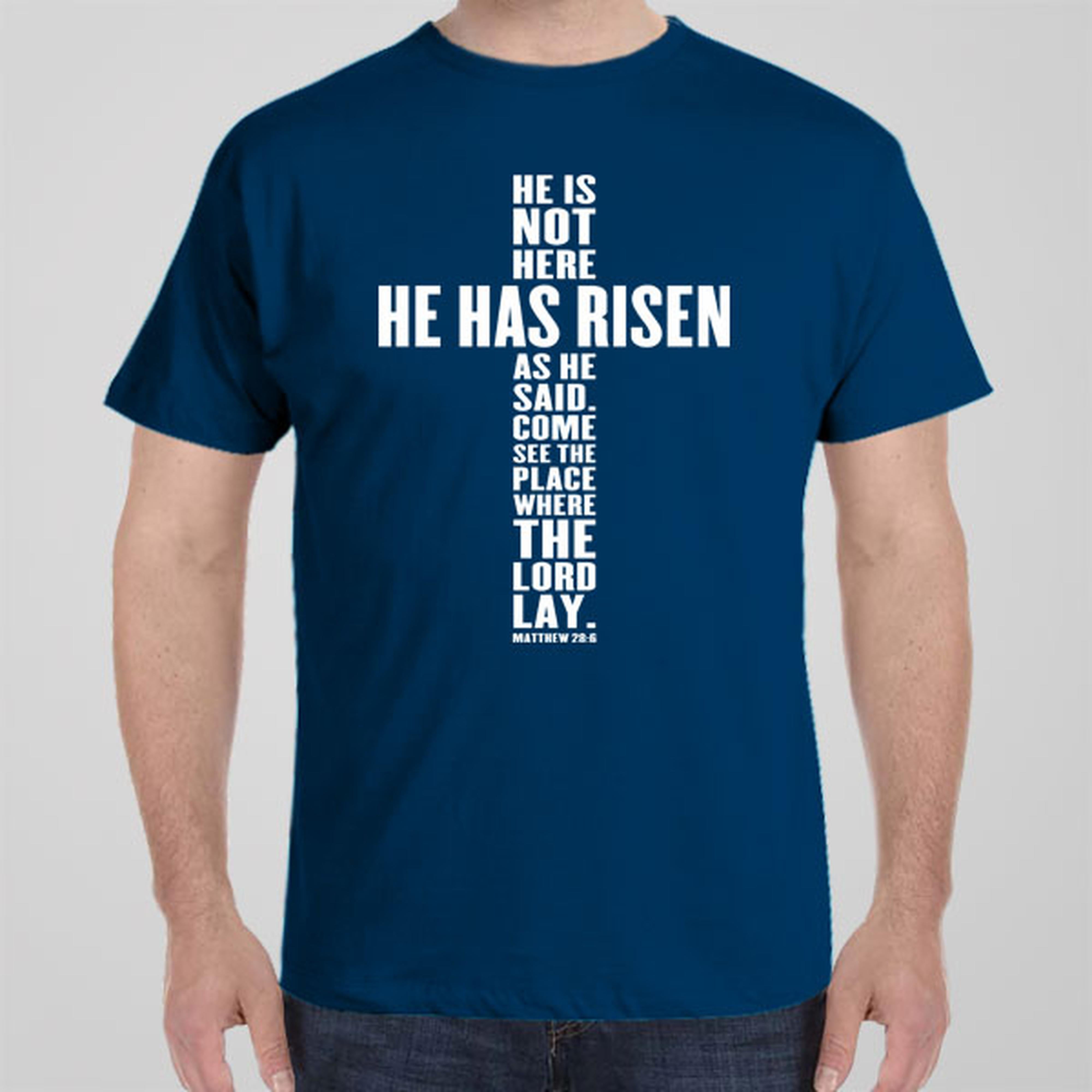 he-has-risen-cross-t-shirt