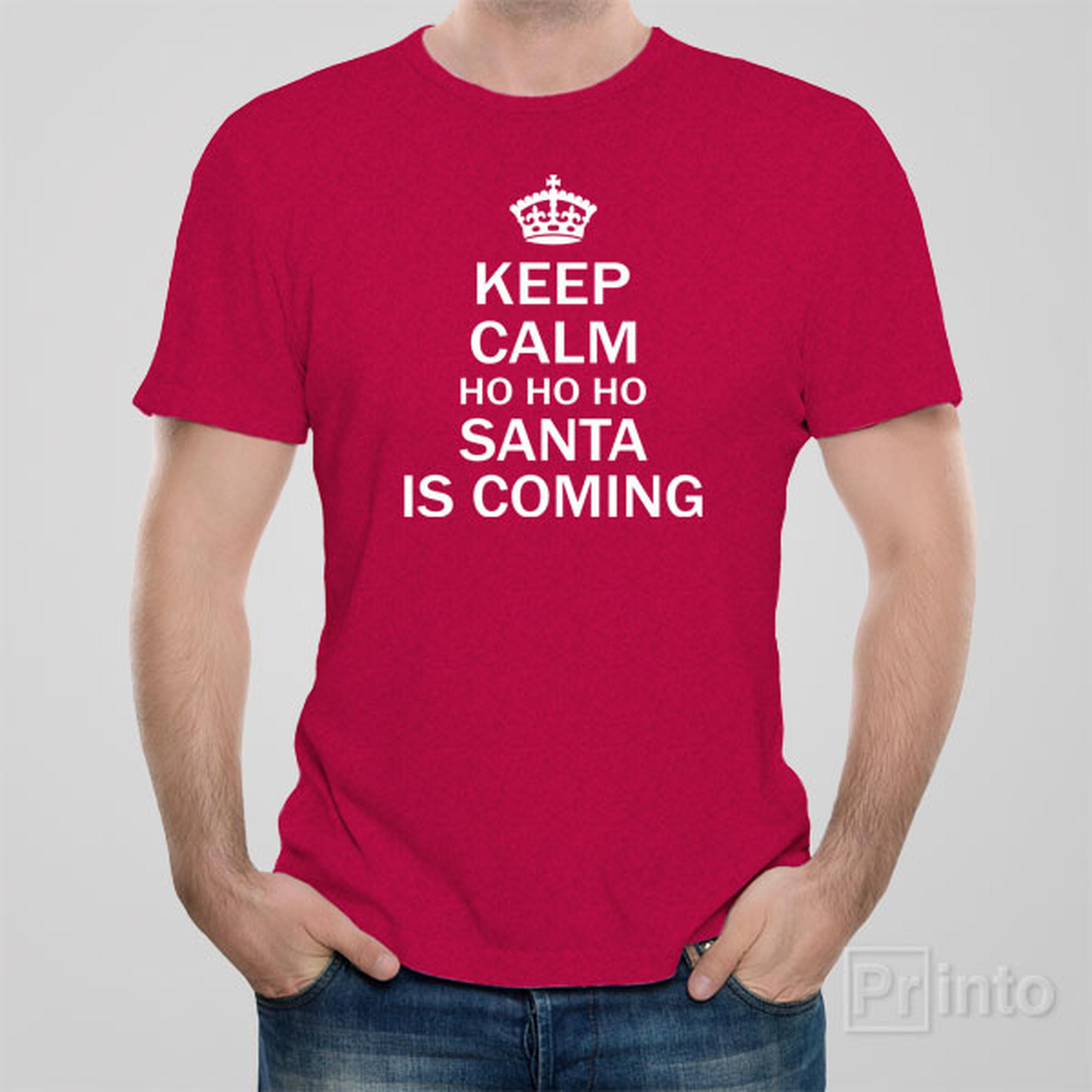 keep-calm-santa-is-coming-t-shirt