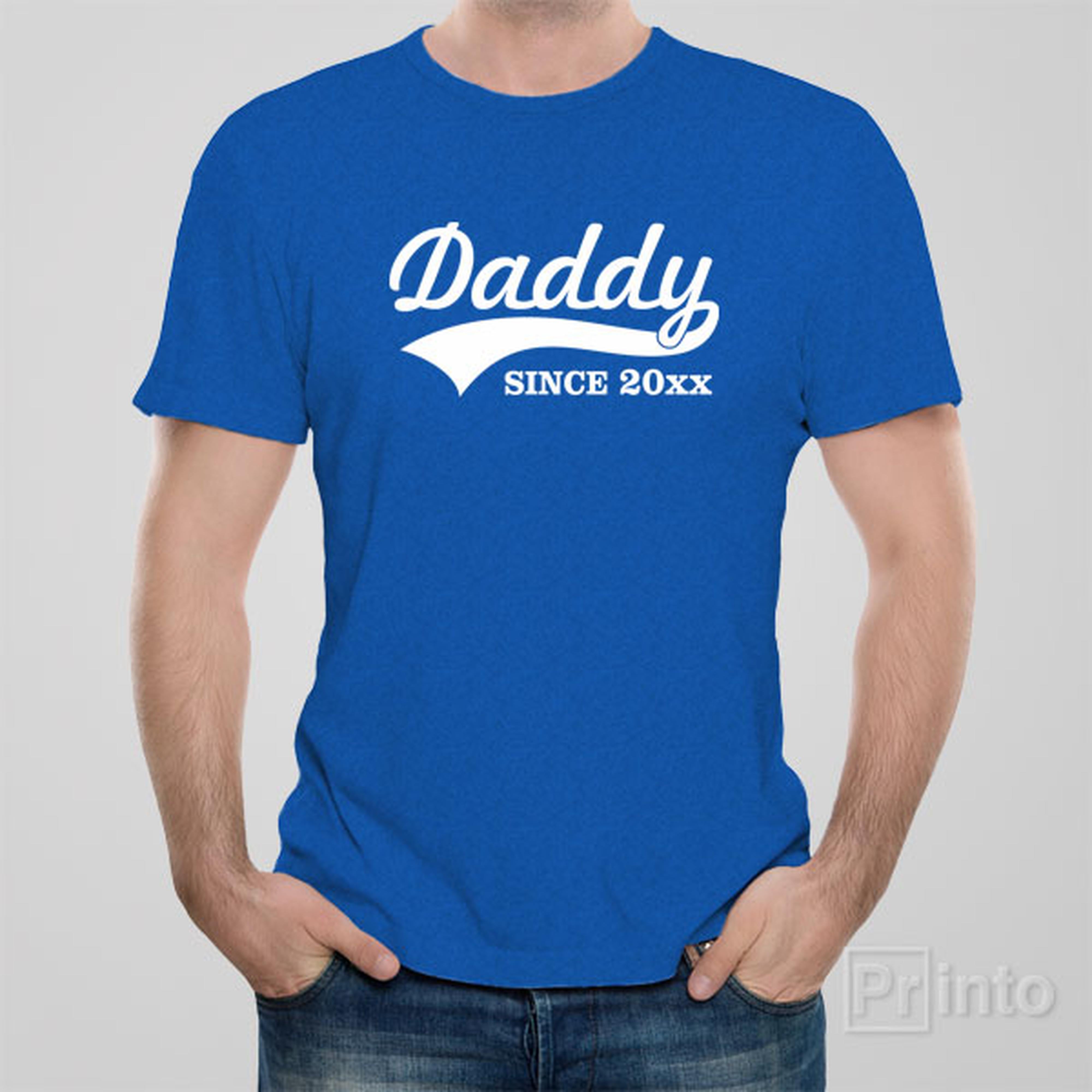 daddy-since-xxxx-personalised-t-shirt