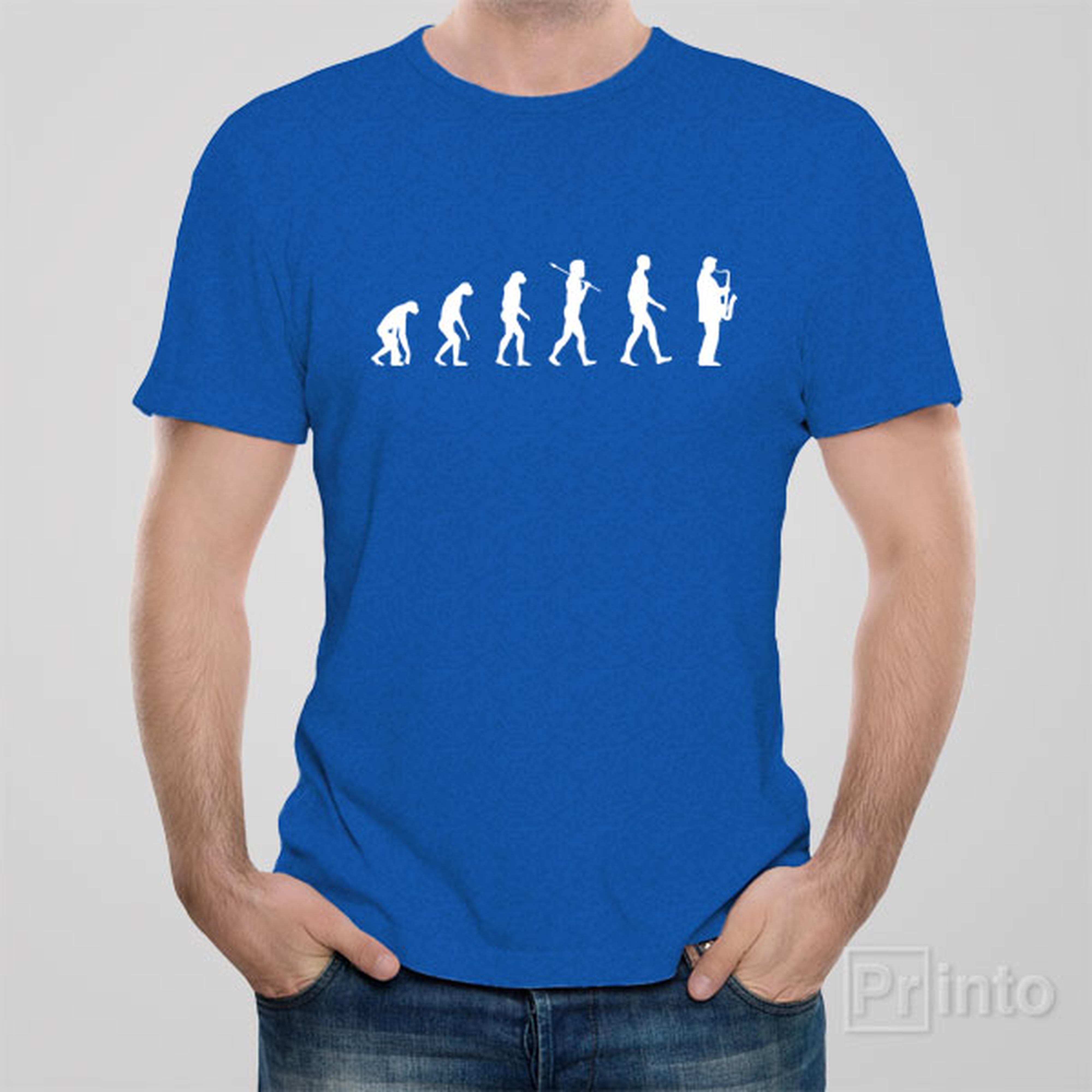 evolution-of-saxophone-player-t-shirt