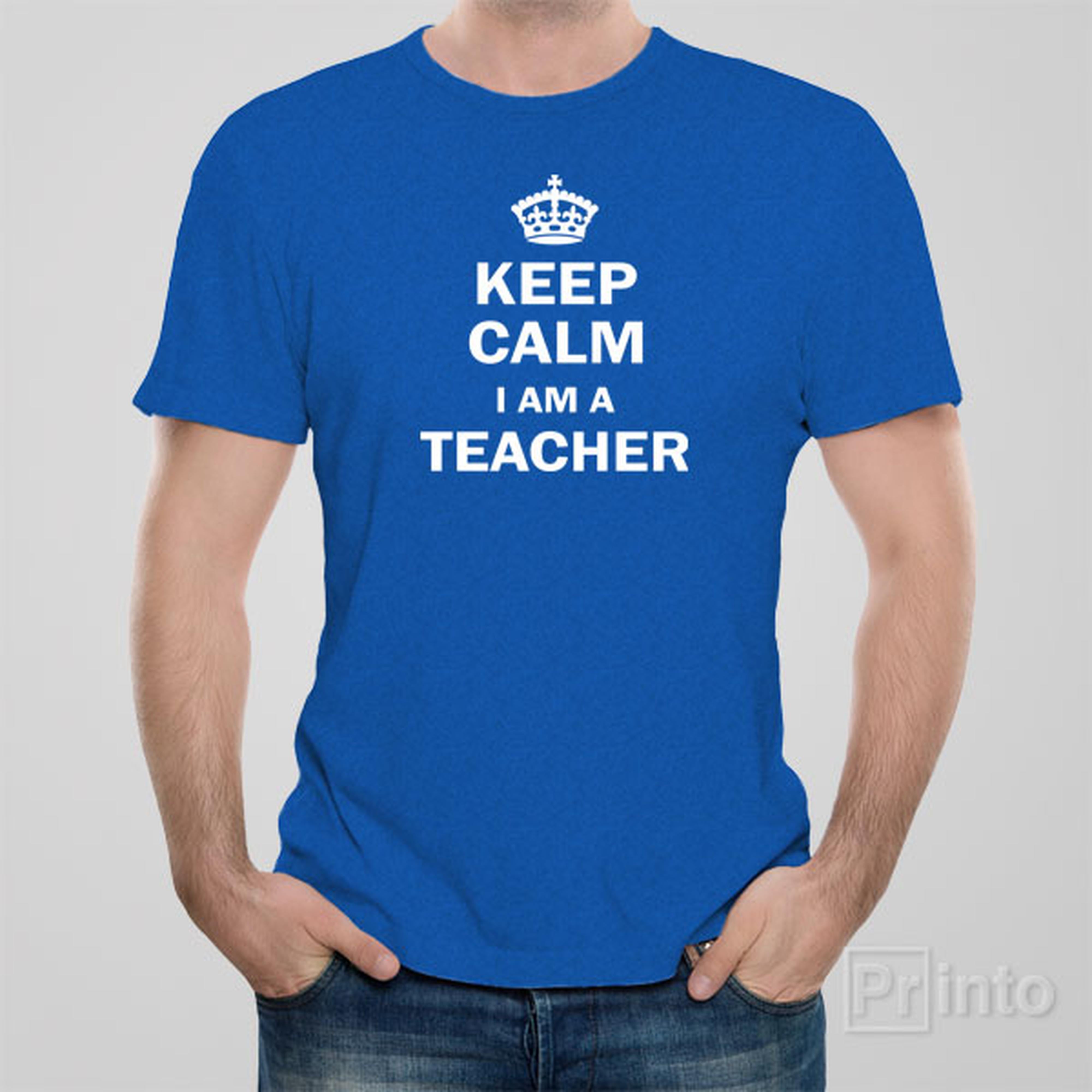 keep-calm-i-am-a-teacher-t-shirt