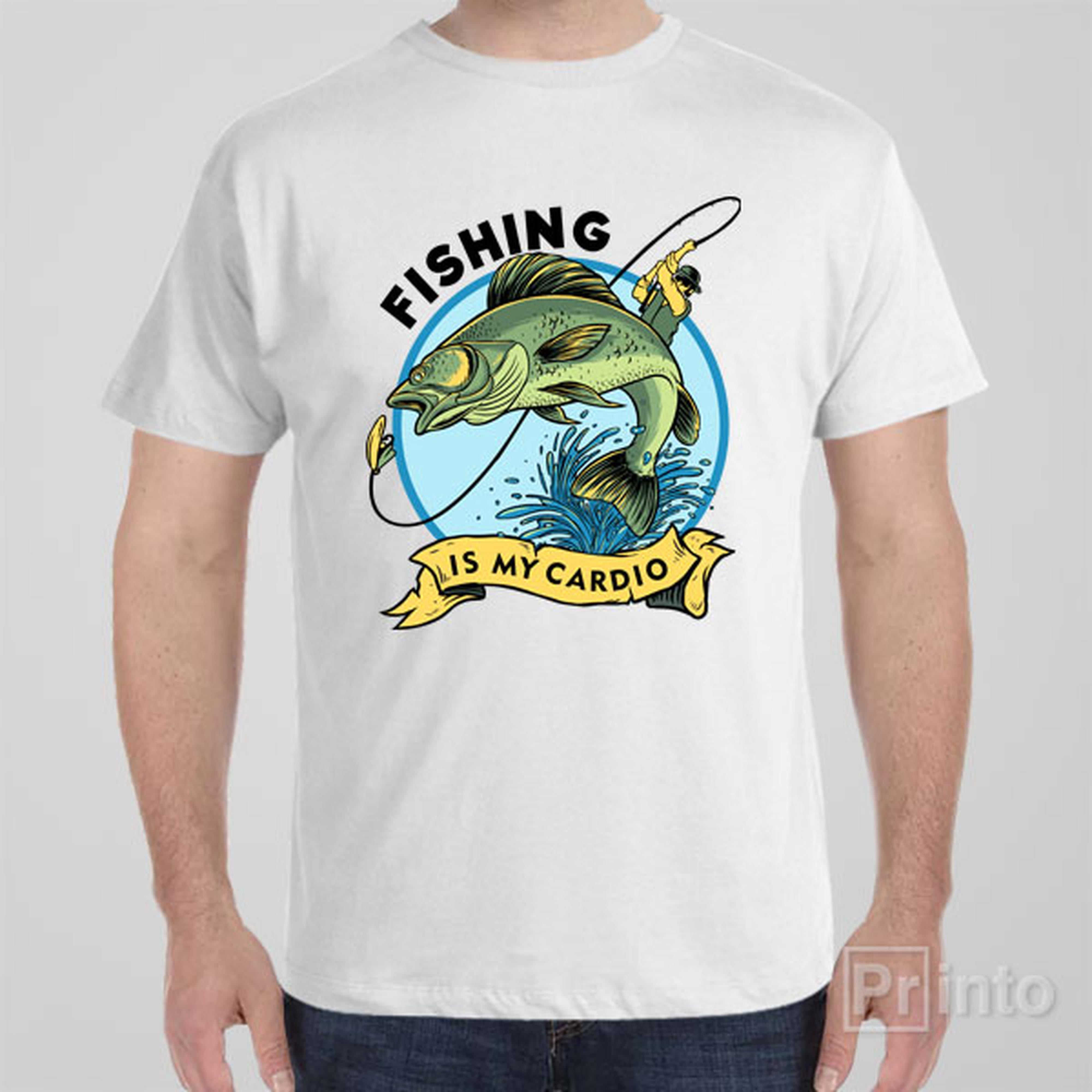 fishing-is-my-cardio-t-shirt