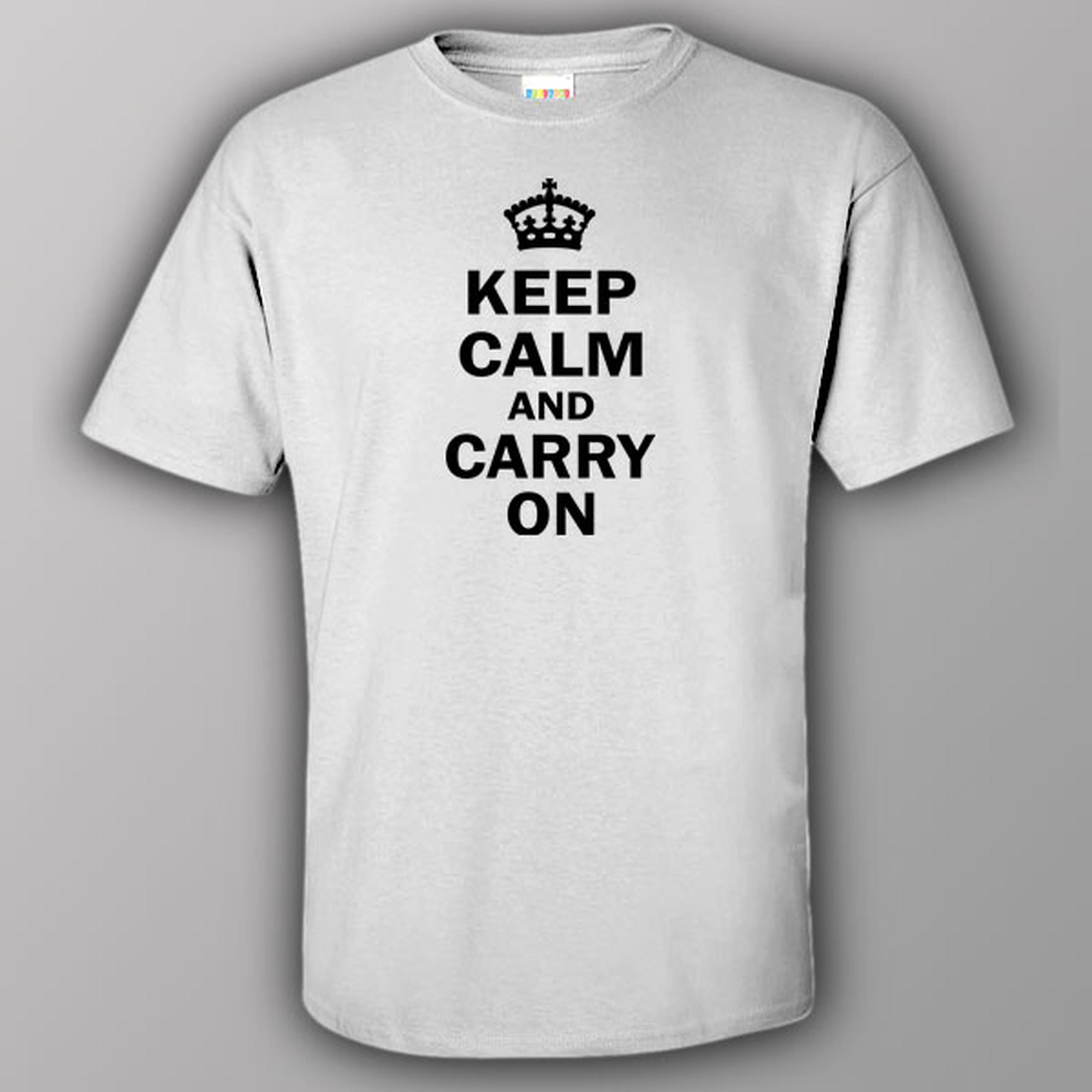 Keep calm and carry on - T-shirt