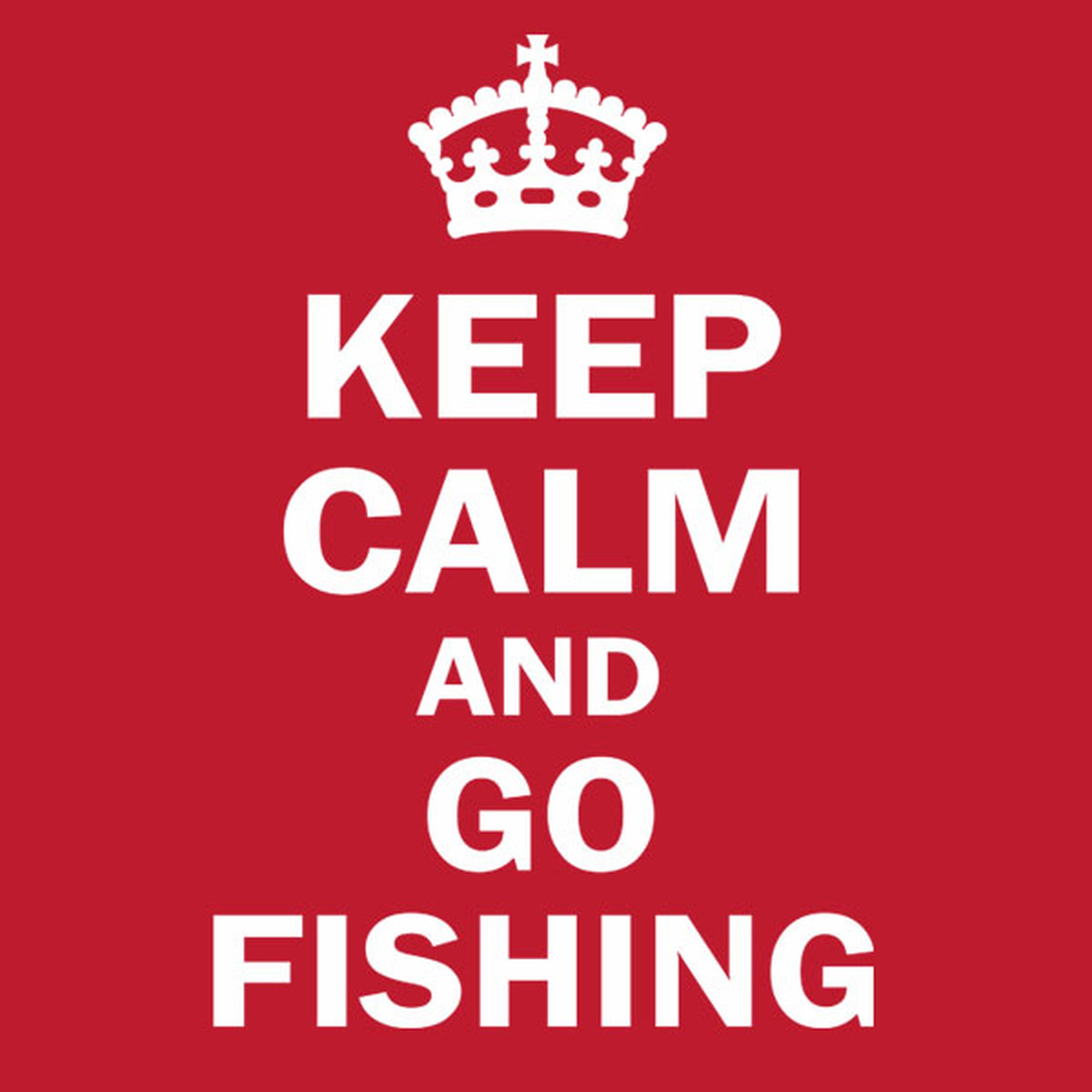 Keep calm and go fishing - T-shirt
