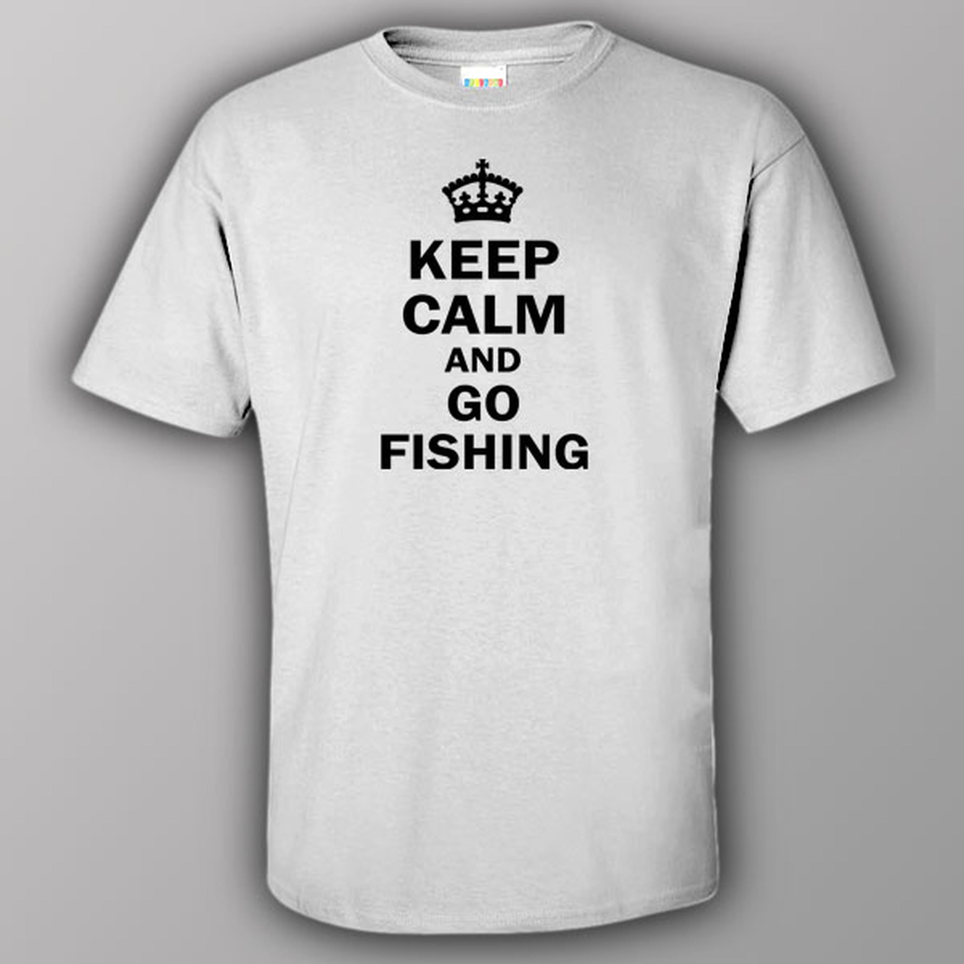 Keep calm and go fishing - T-shirt