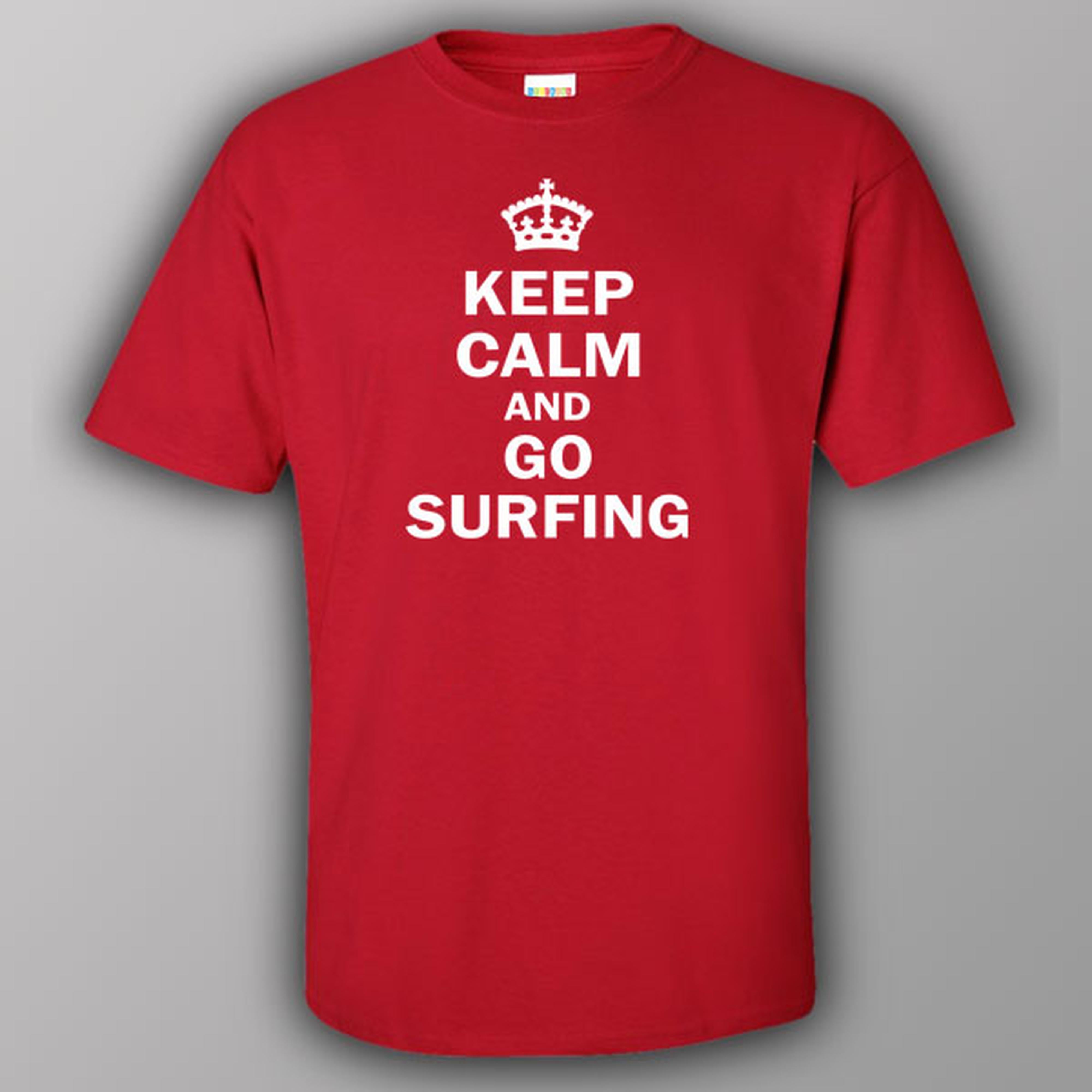 Keep calm and go surfing - T-shirt