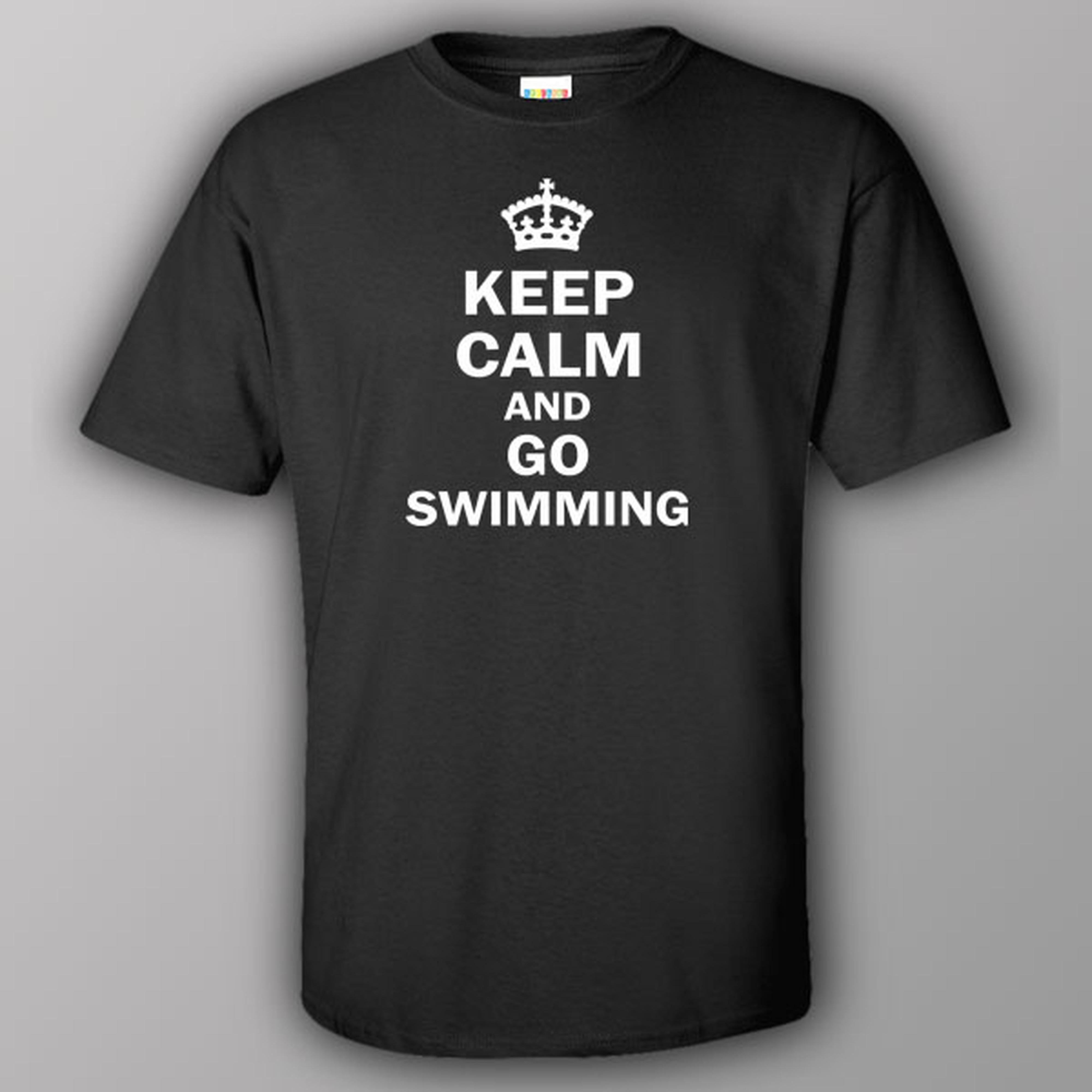 Keep calm and go swimming - T-shirt