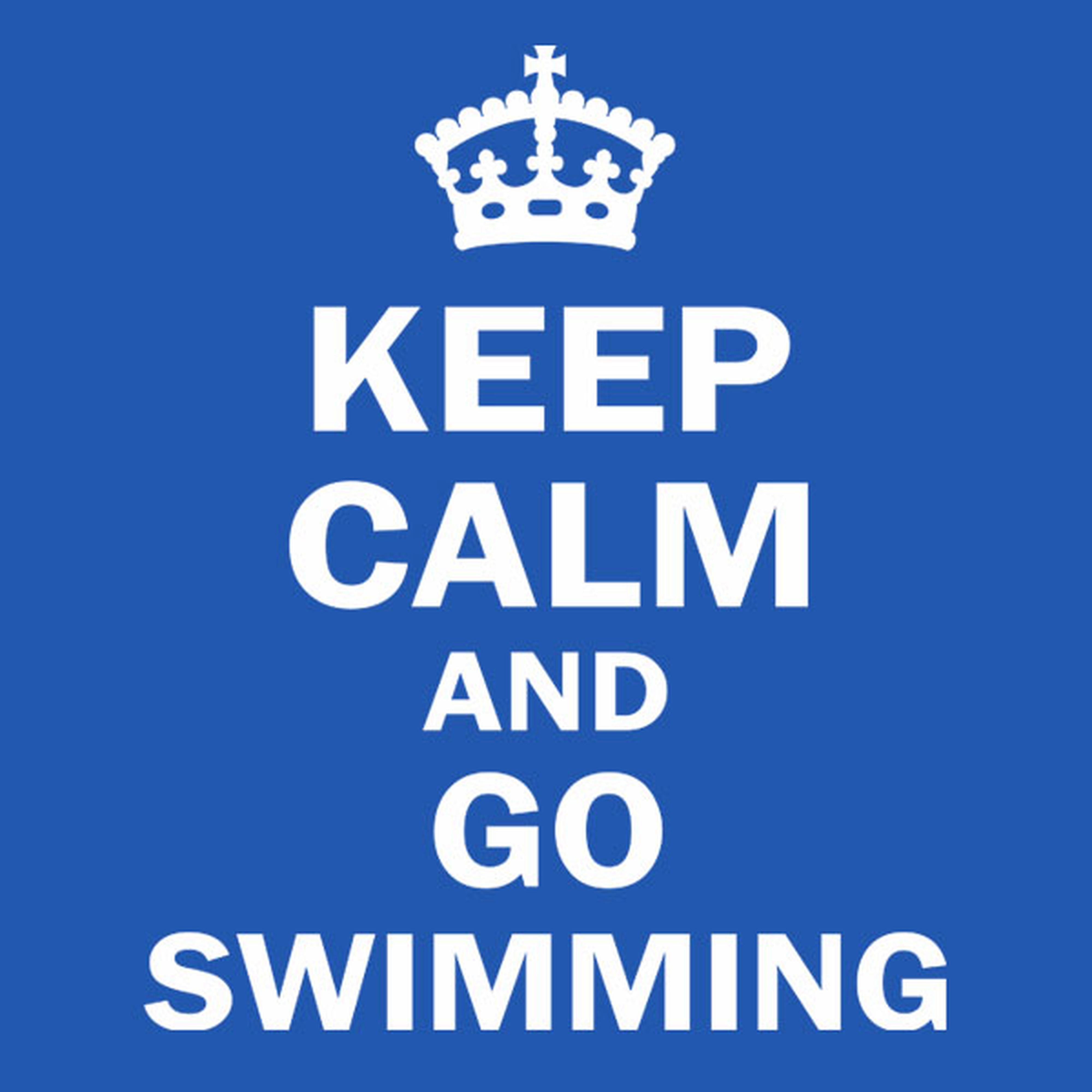 Keep calm and go swimming - T-shirt