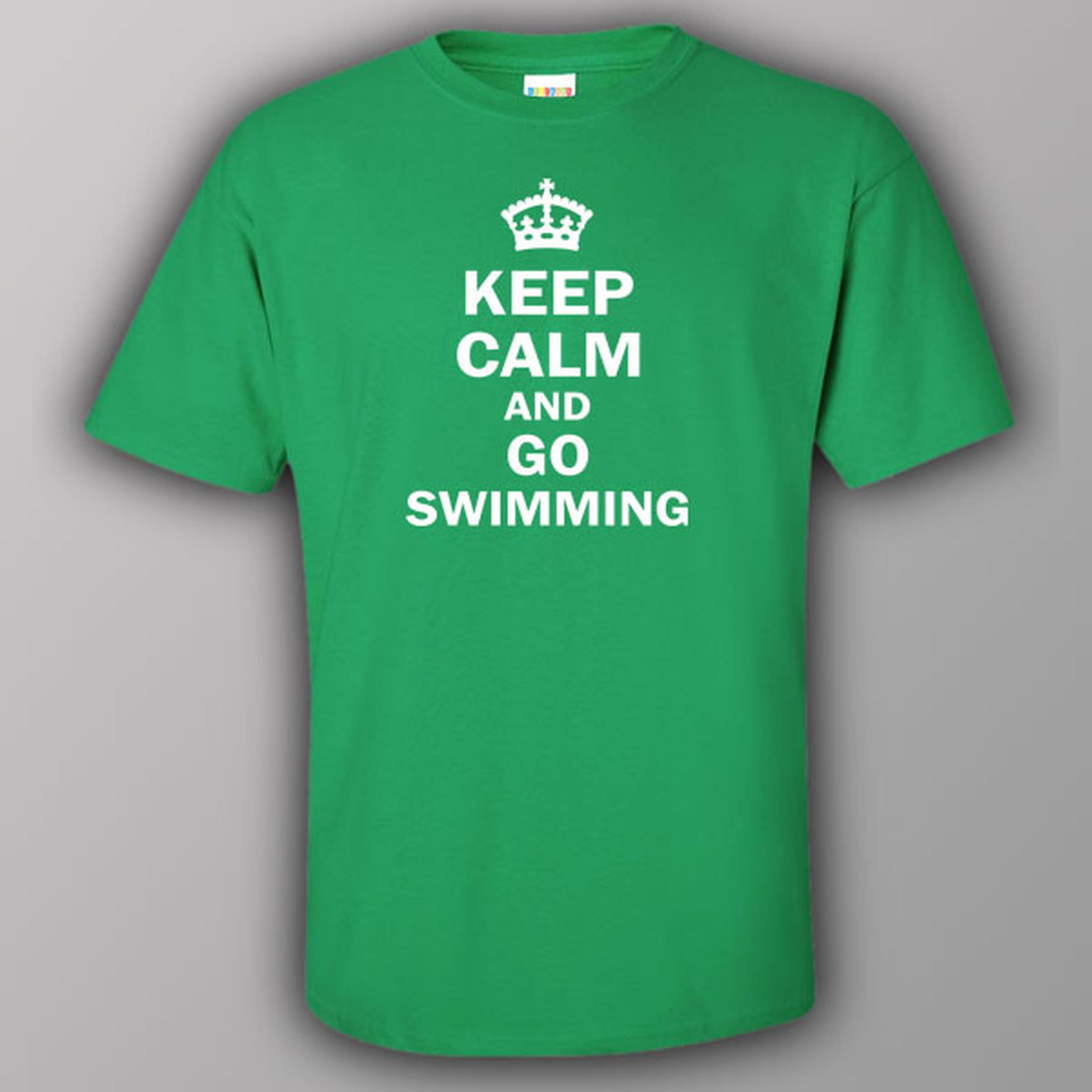 Keep calm and go swimming - T-shirt