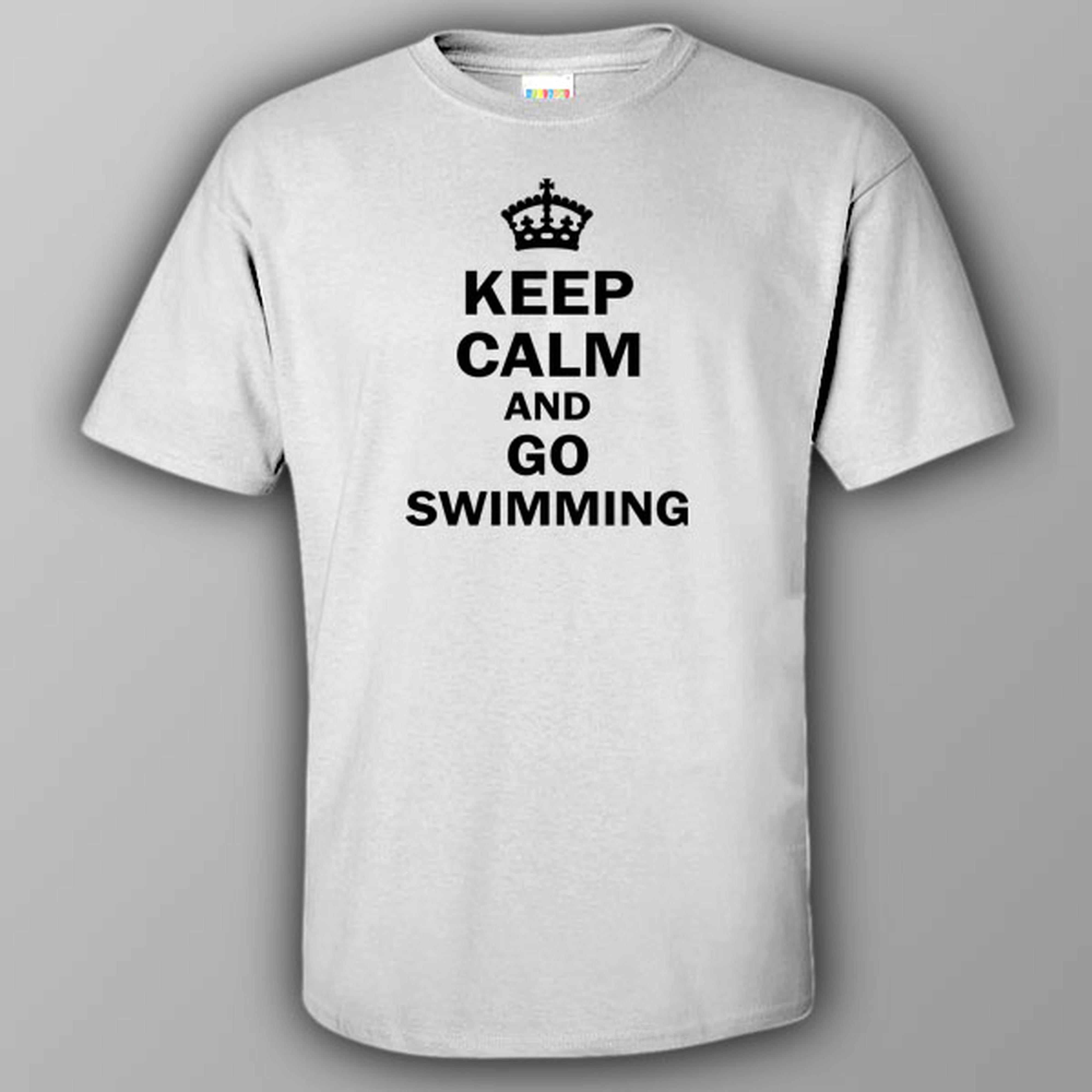 Keep calm and go swimming - T-shirt