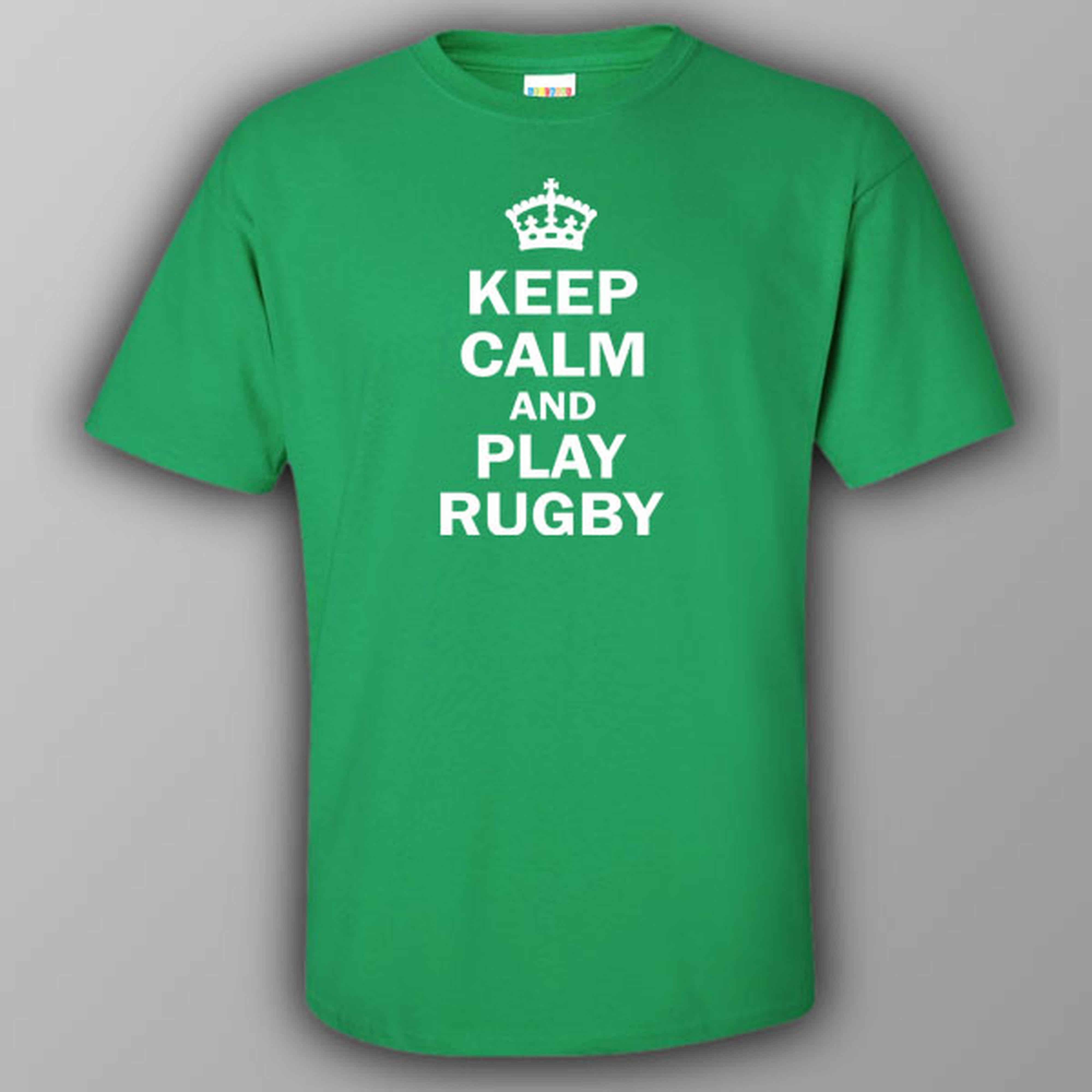 Keep calm and play rugby - T-shirt